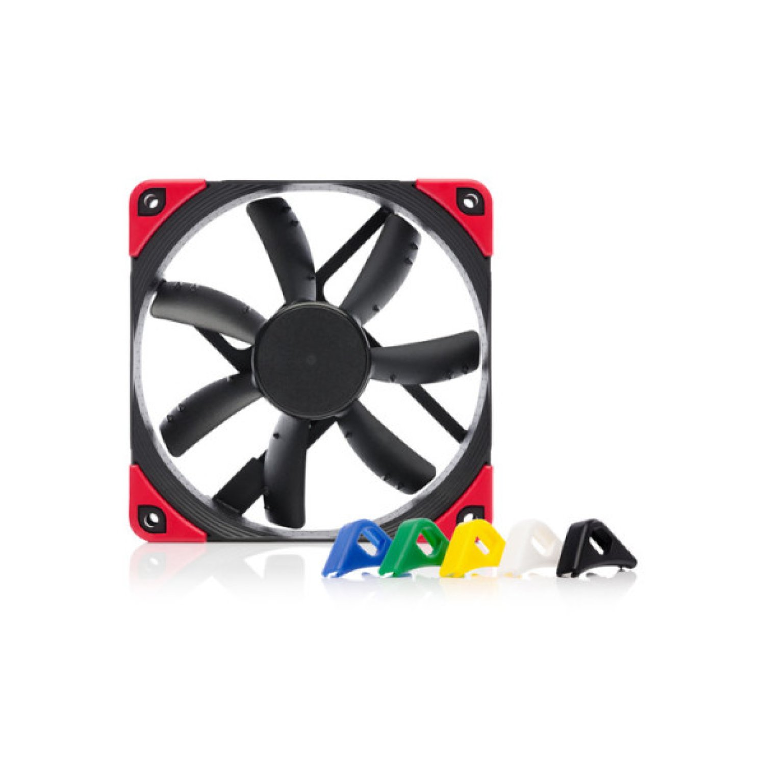 Noctua NF-S12A PWM Chromax.Black · Ventilador 120mm · 1200 RPM · 17,8 dB · 107,5 m³/h