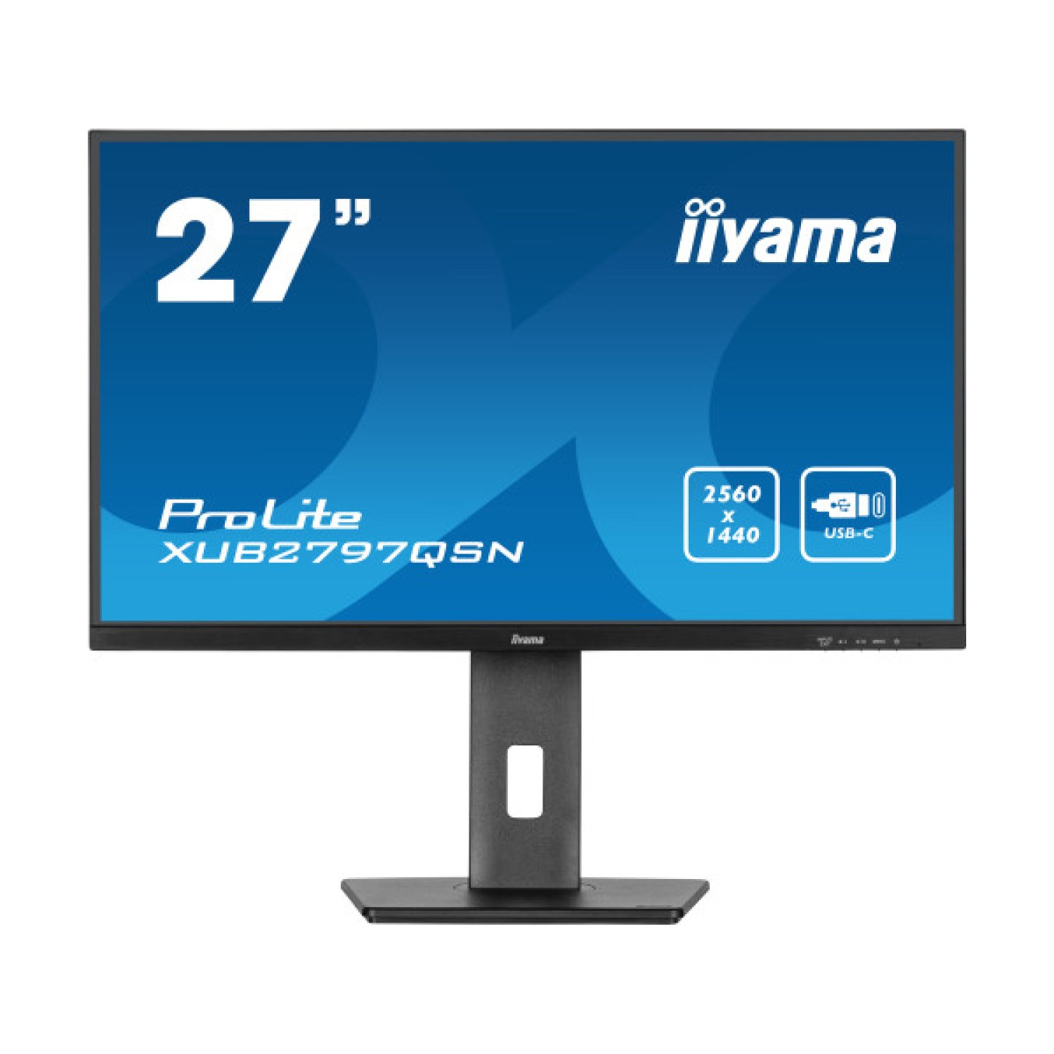 Iiyama Monitor IPS · Dock USB-C · 65W Power Delivery · 3x USB 3.2 · 300 cd/m²