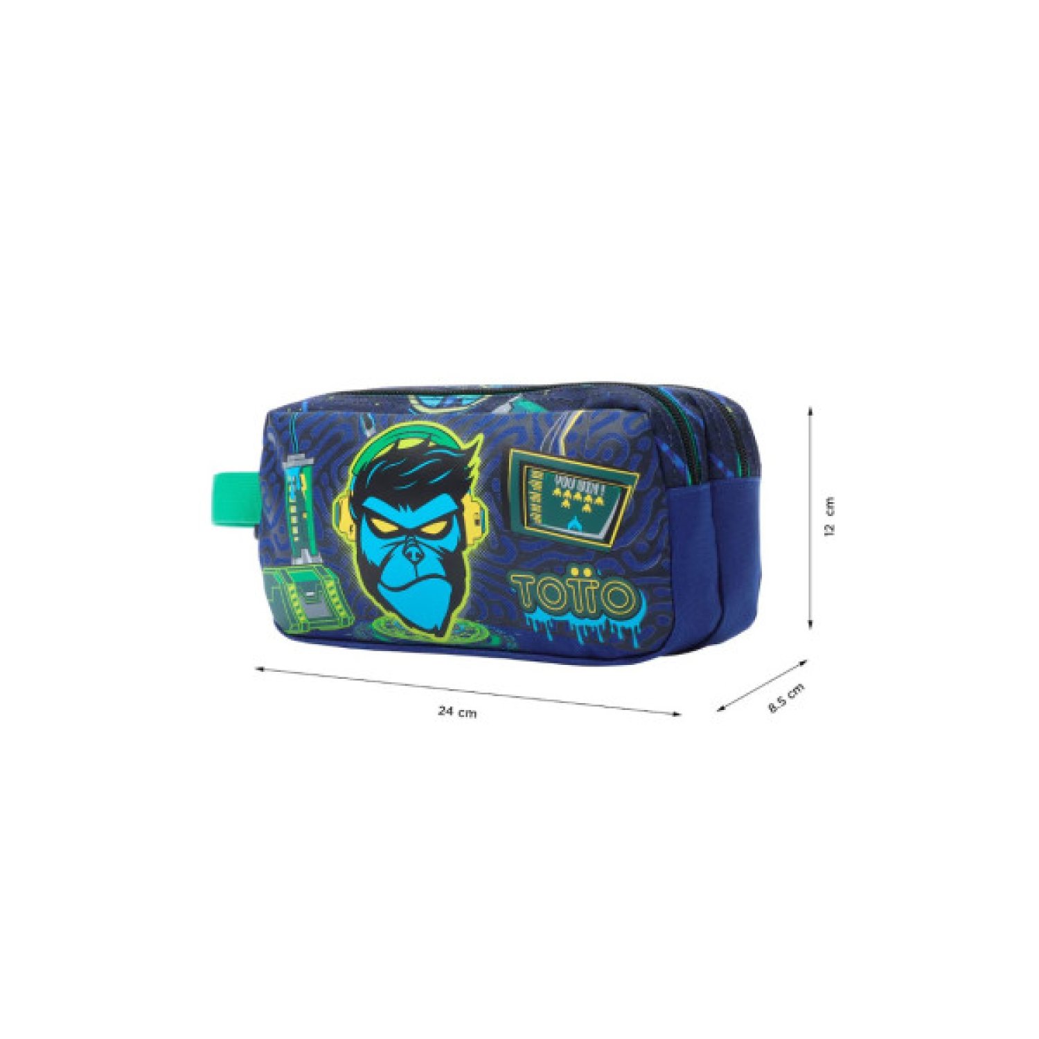 Estuche Multiuso Kong Lab Totto · Organizador Versátil · Diseño Compacto