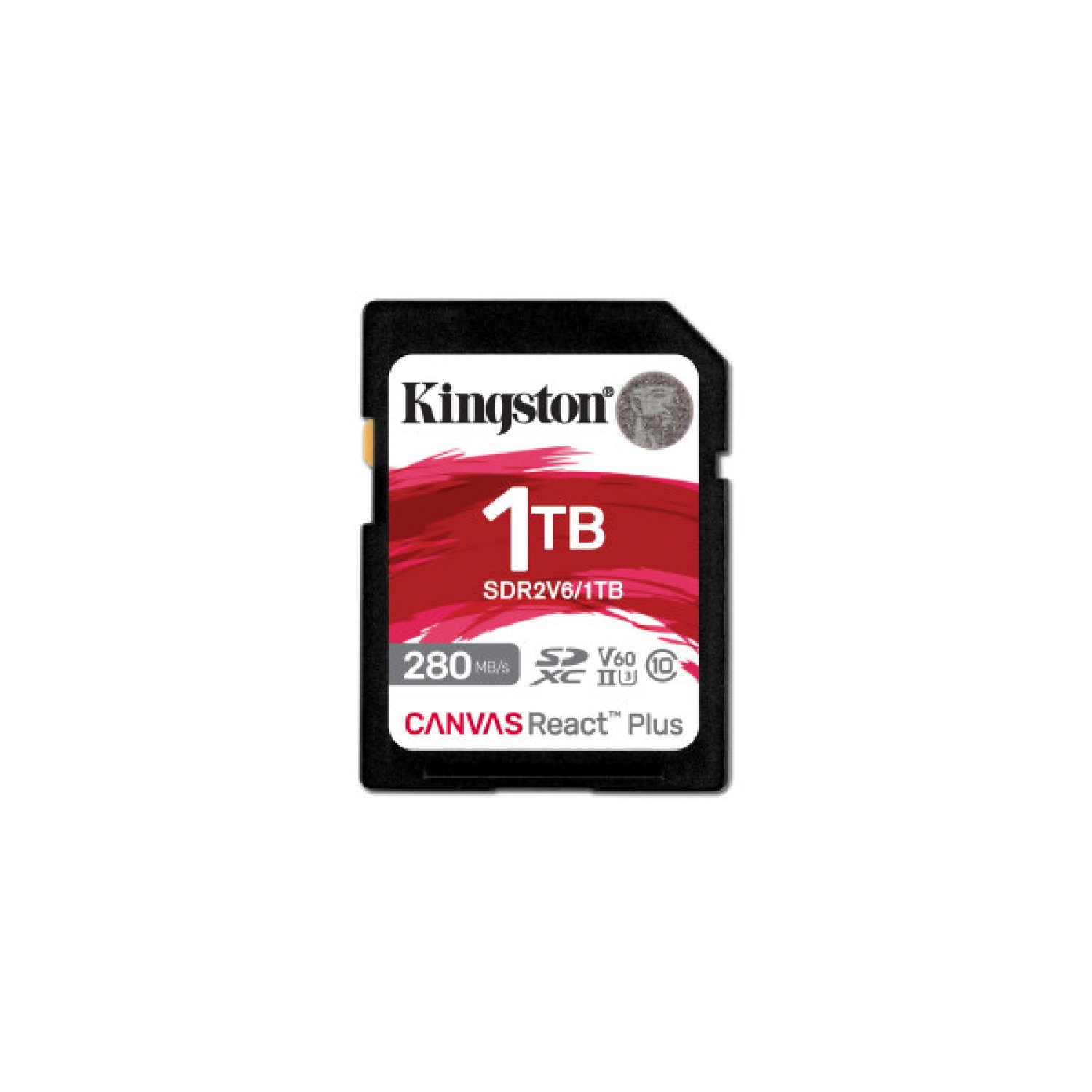 Kingston Canvas React Plus · 1TB SDXC · UHS-II · Clase 10