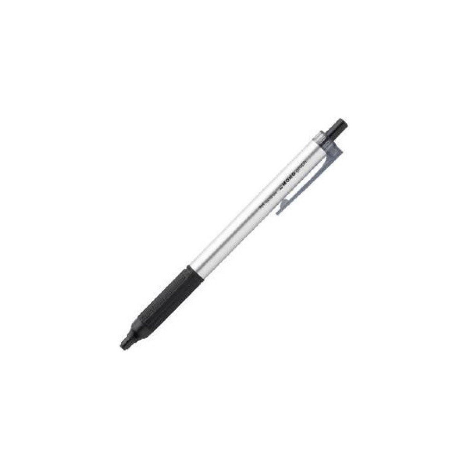 Tombow Mono Graph Lite · Bolígrafo · Tinta Negra Baja Viscosidad · Cuerpo Plata