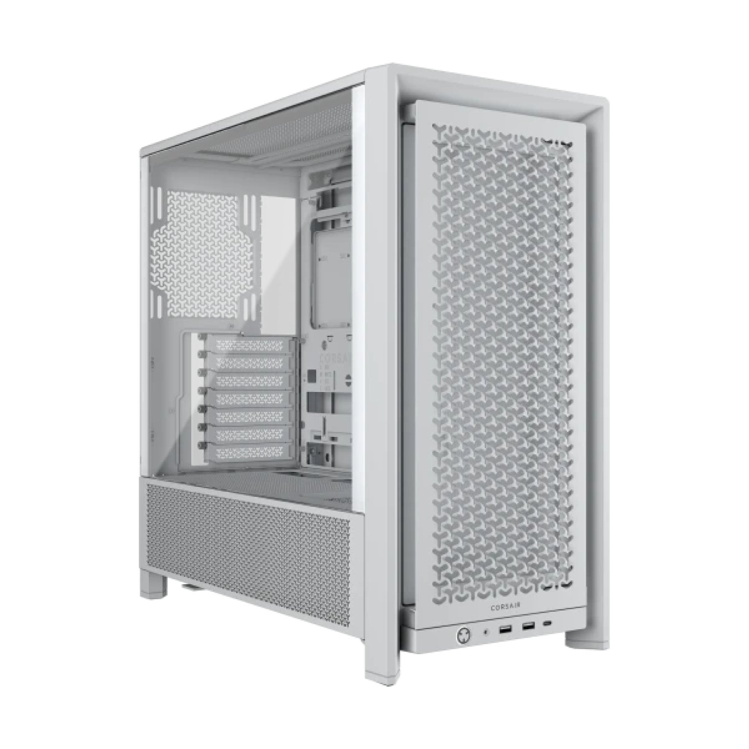 Corsair Frame 4000D · Caja Midi Tower · Cristal Templado · Blanco