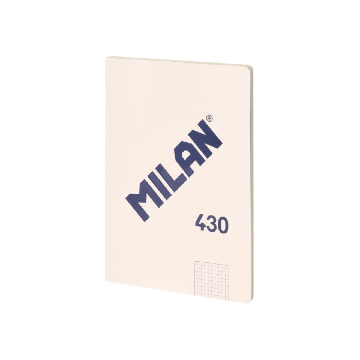 Milan Libreta A4 · Papel Cuadriculado · 48 Hojas Encoladas · Serie 1918 · Beige