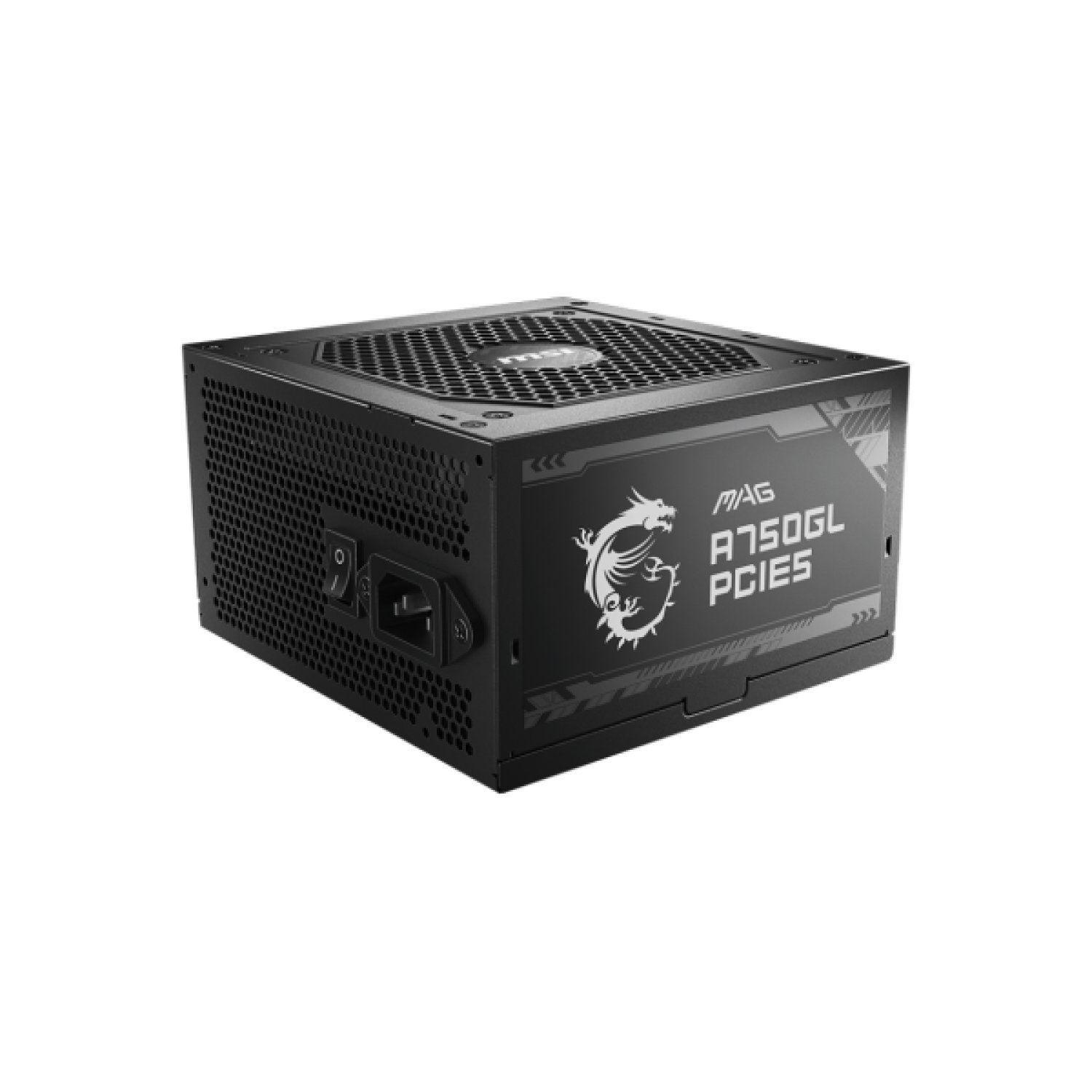 MSI MAG A750GL · Fuente de Alimentación 750W · PCIe 5.0 · 20+4 pin ATX · Negro
