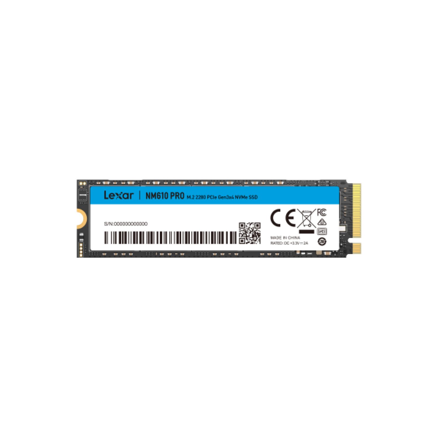 Lexar NM610 Pro · SSD NVMe · 2TB · PCIe 3.0 · M.2