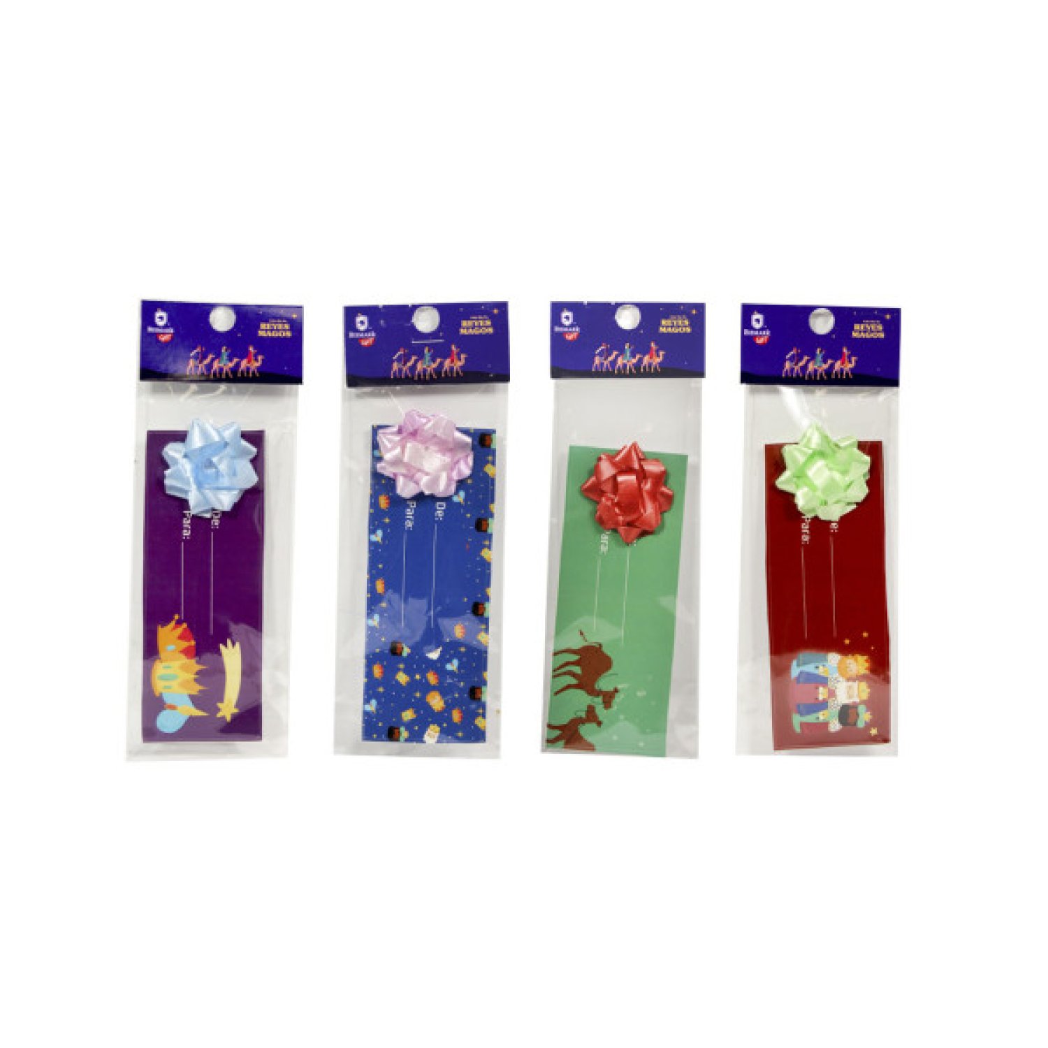 Bismark · Tarjeta Adhesiva Reyes Magos · Pack 12 unidades