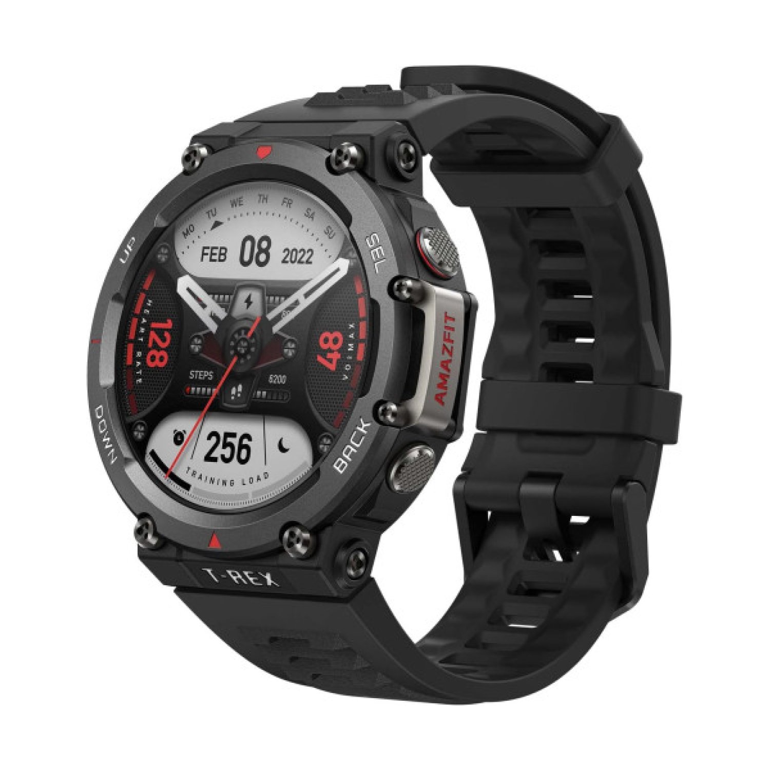 Amazfit T-Rex 2 · Reloj Inteligente Deportivo · Ember Black