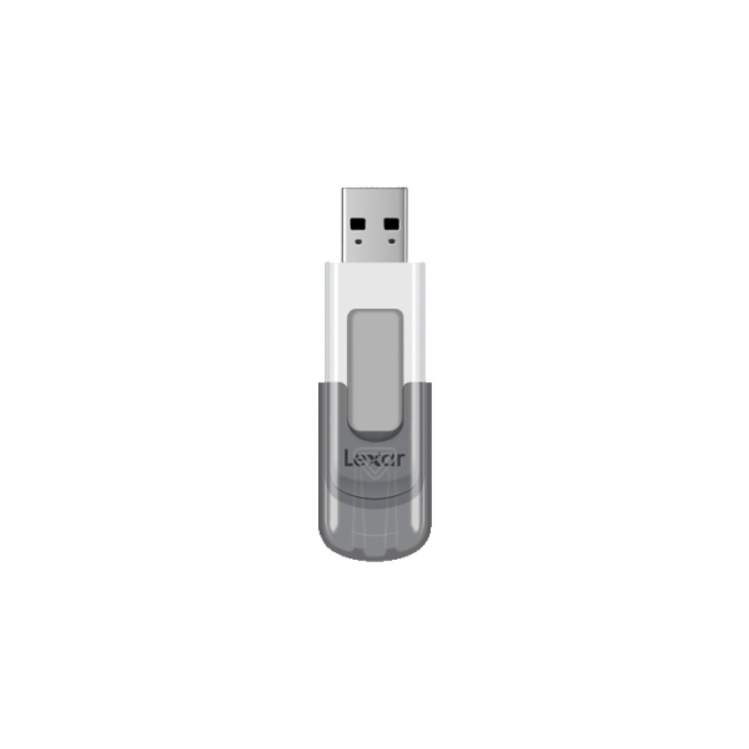 Lexar JumpDrive V100 · 64GB · USB 3.2 Gen 1 · Tipo A · Gris/Blanco
