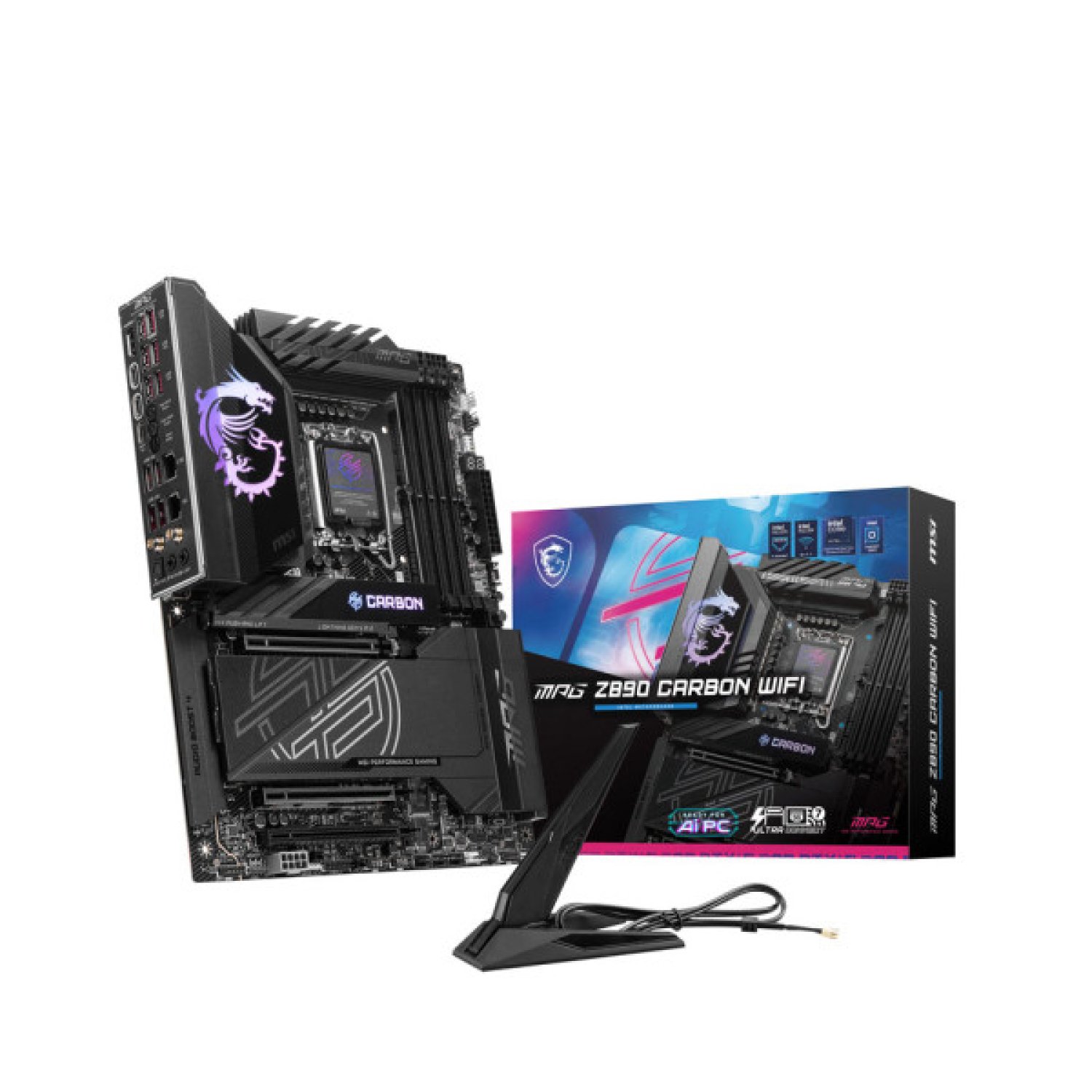 MSI MPG Z890 CARBON WIFI · Placa Base Intel · Socket 1851 · 4 Slots DDR5