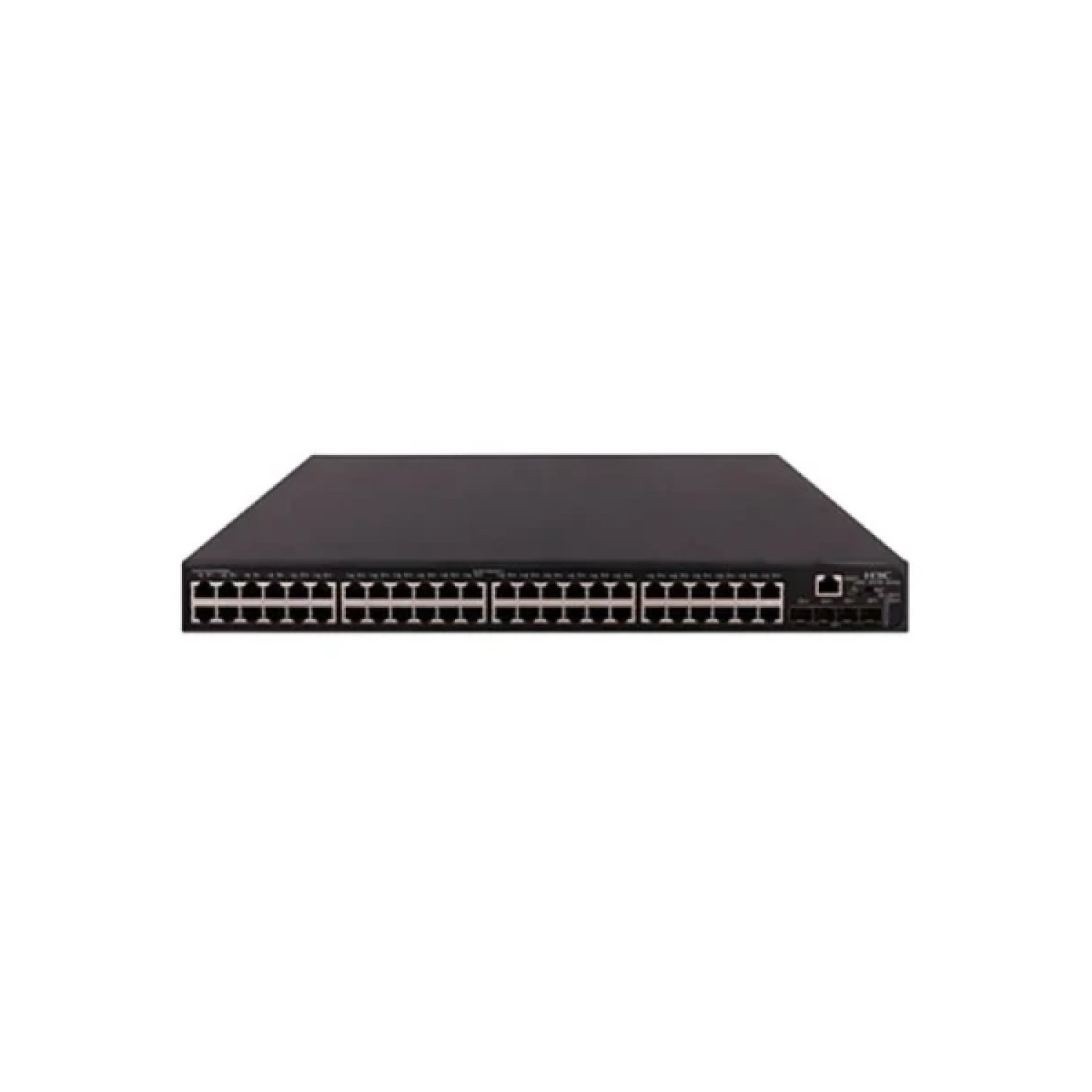 H3C S5130S-52S · Switch Ethernet L2 · 48 puertos PoE+ · 4 puertos SFP+ 10G · 370W AC