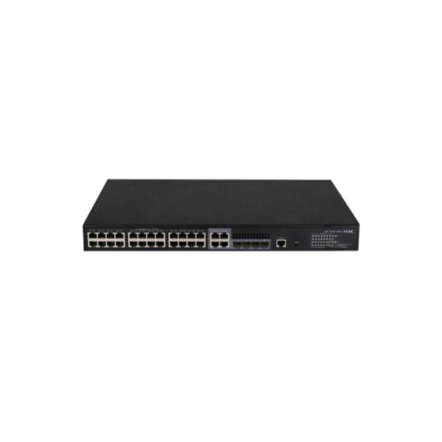 H3C S5130S-28S · Switch Ethernet L2 · 24 puertos PoE+ · 4 puertos SFP+ 10G