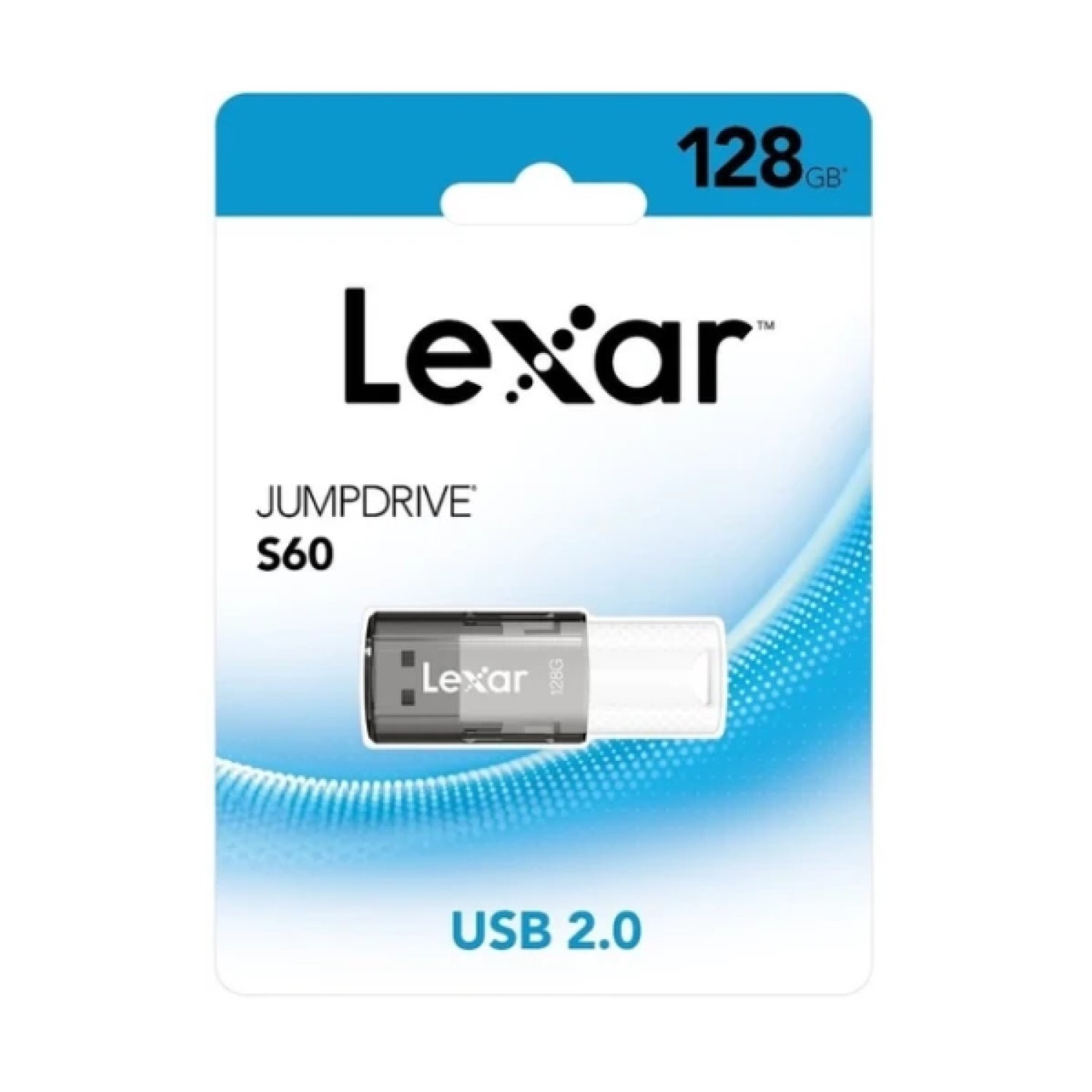 Lexar JumpDrive S60 · 128GB · USB 2.0 · Pendrive