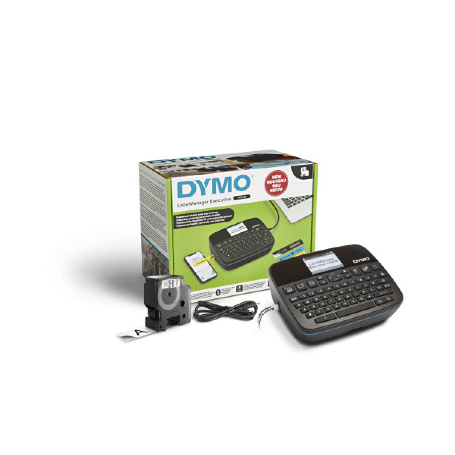 Dymo LabelManager 640CB · Rotuladora Térmica · Pantalla LCD · Kit Maletín