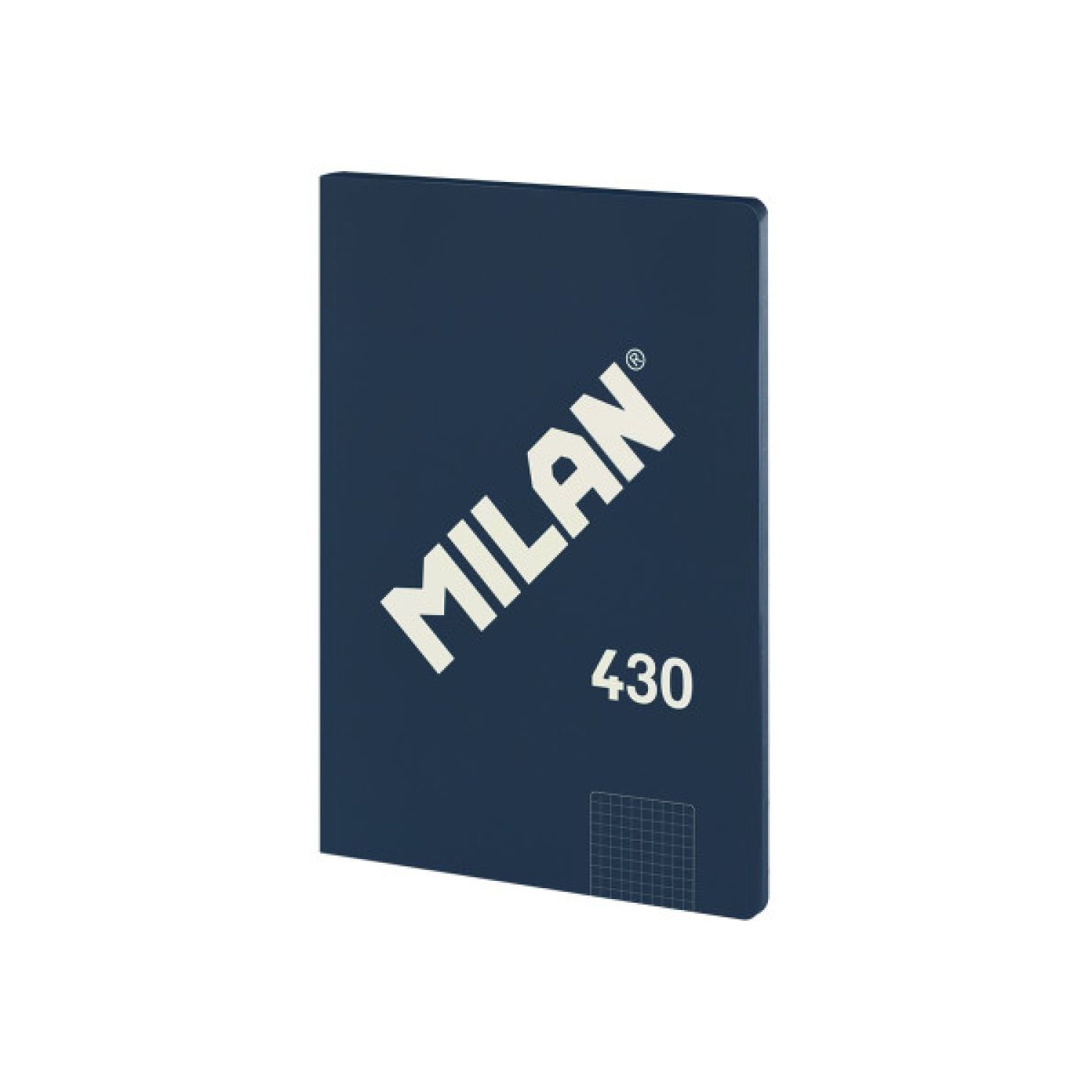 Milan · Libreta Encolada · A4 · 48 Hojas Cuadriculadas · Azul