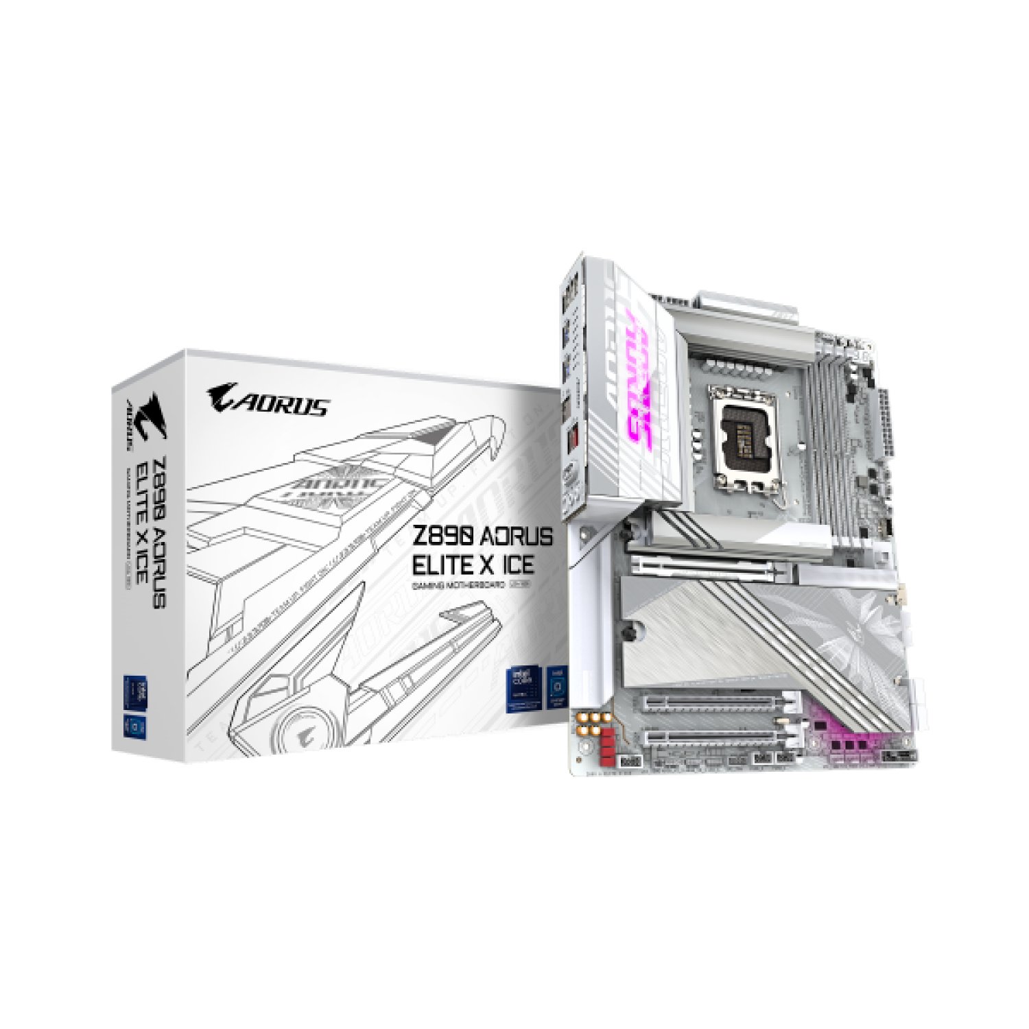 GIGABYTE Z890 A Elite X Ice · Socket 1851 · DDR5 · Intel