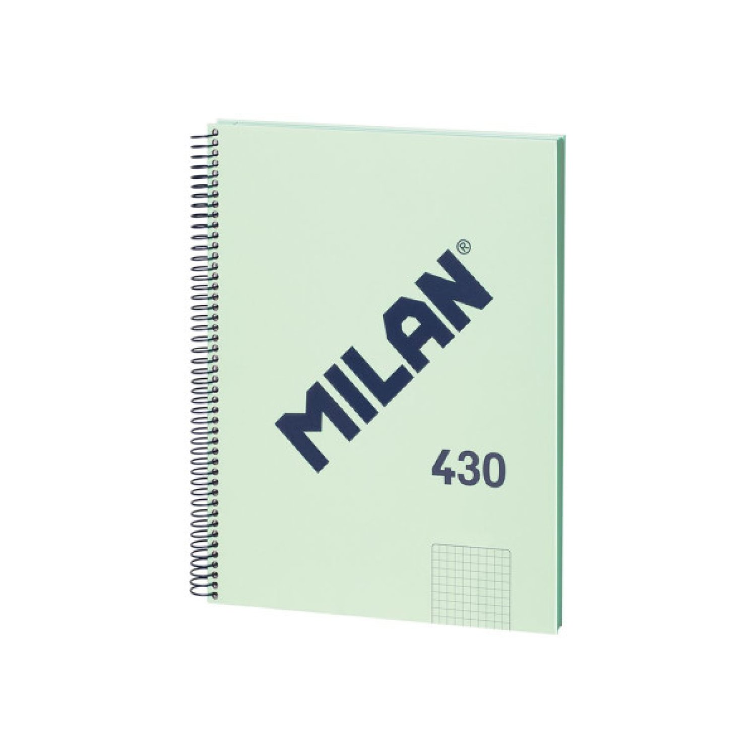 Milan Libreta Espiral · A4 · Papel Cuadriculado · 80 Hojas · Verde