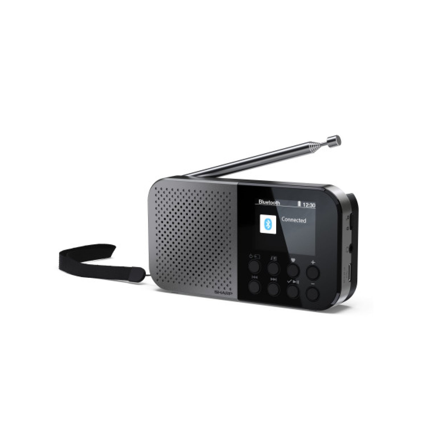 Sharp DR-P520 · Despertador Digital Personal · Gris