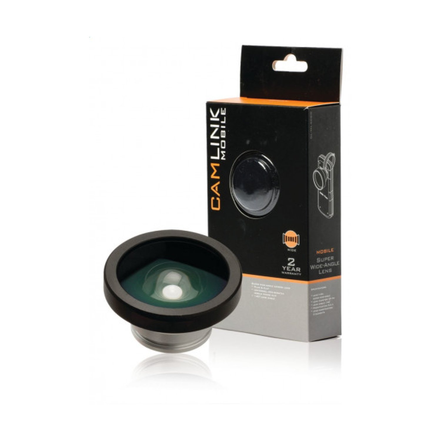CamLink Lente para Móvil · 40x Zoom · Clip Universal · Smartphone
