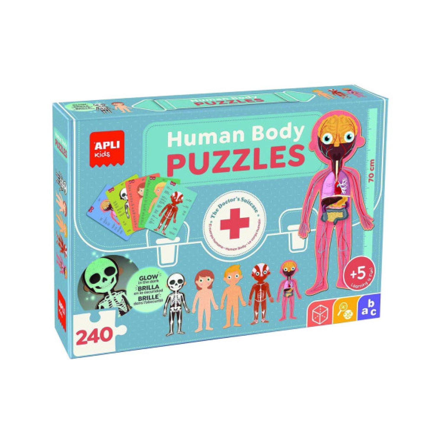 Apli · Puzzle Educativo · Cuerpo Humano · Anatomía Infantil