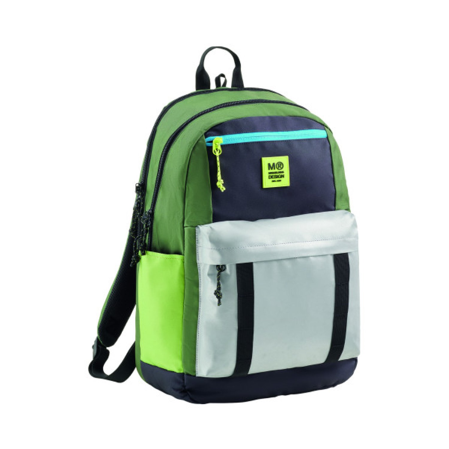 Miquelrius Mochila Amsterdam Reciclada · Rider Green · Compartimento Portátil
