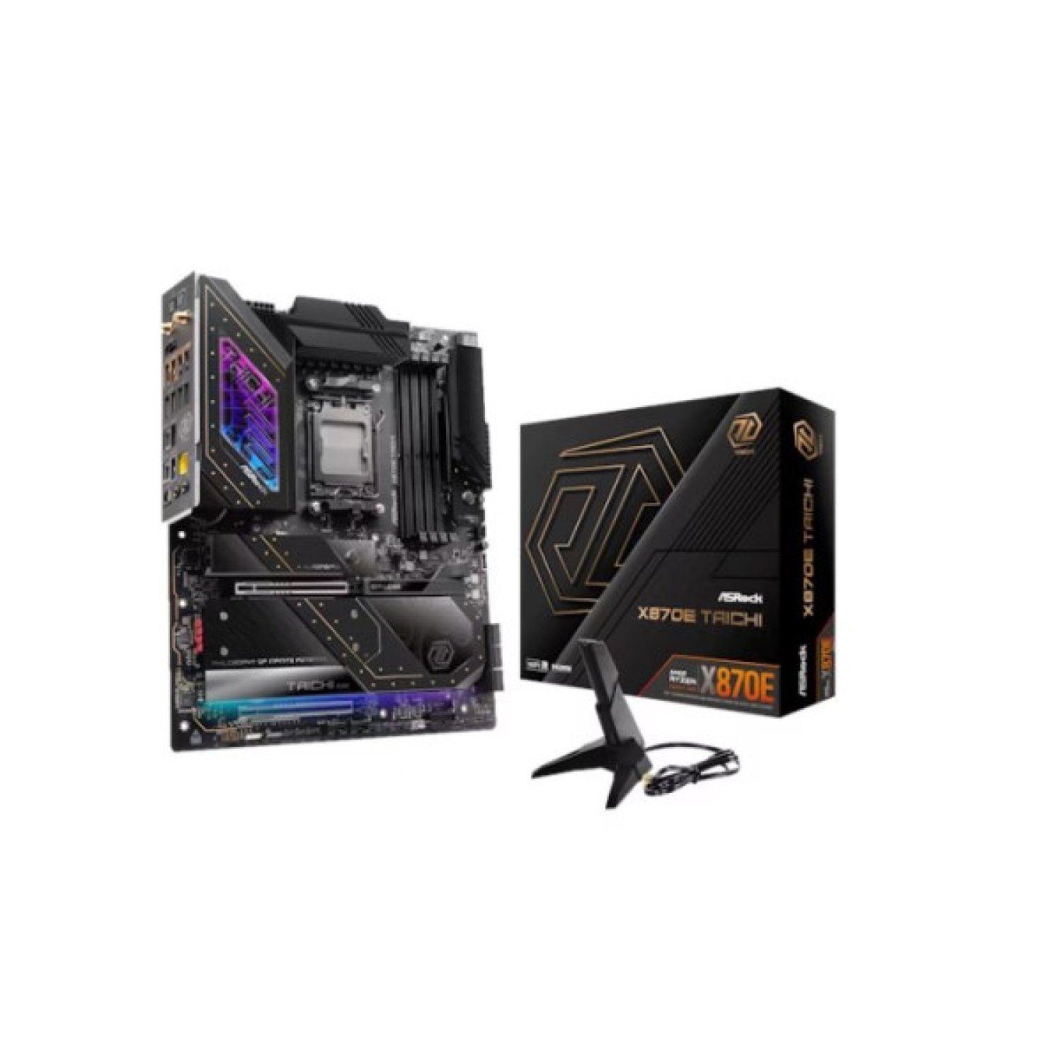 ASRock X870E Tachi · AMD AM5 · 4 DDR5 · 256GB · WiFi 7 · ATX