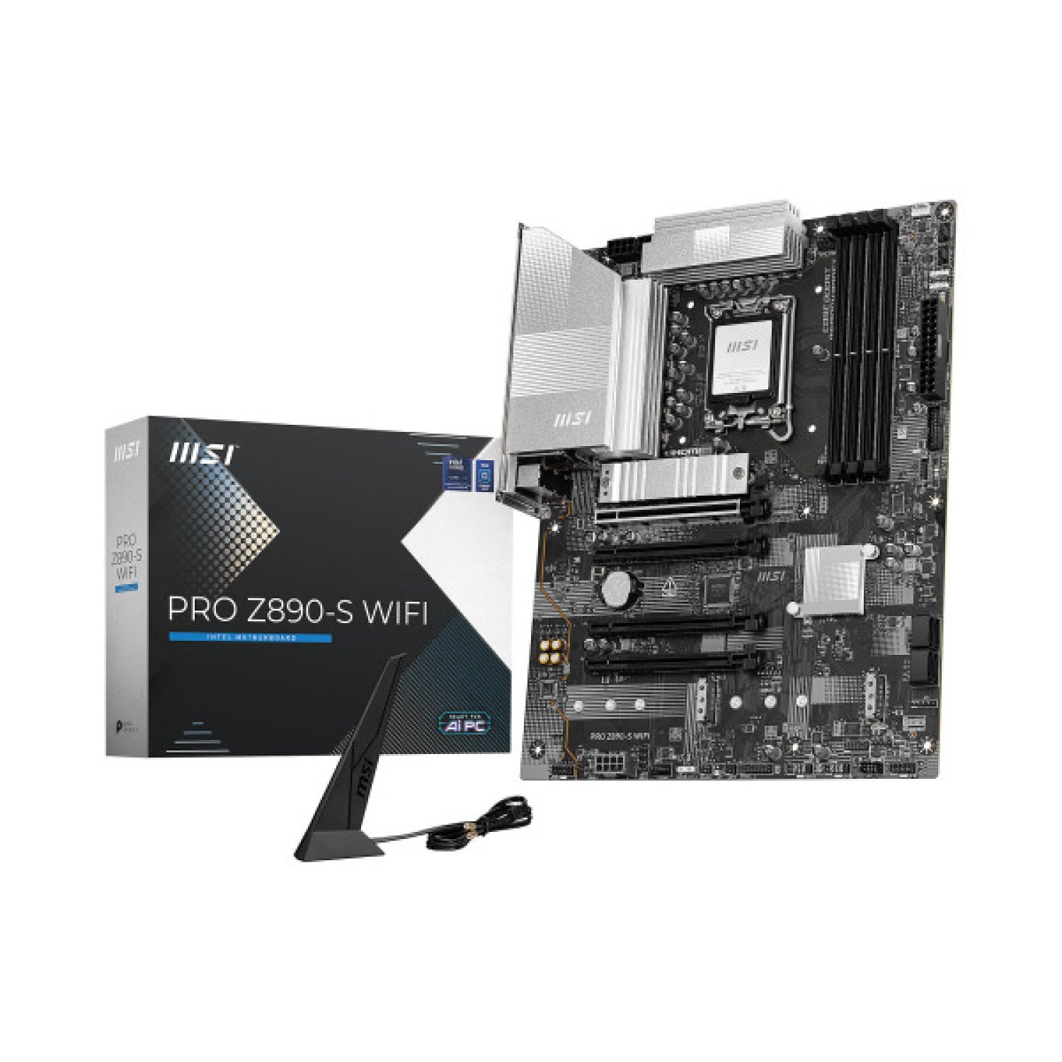 MSI PRO Z890-S WiFi · Placa Base Intel · Socket 1851 · 4 DDR5 · WiFi