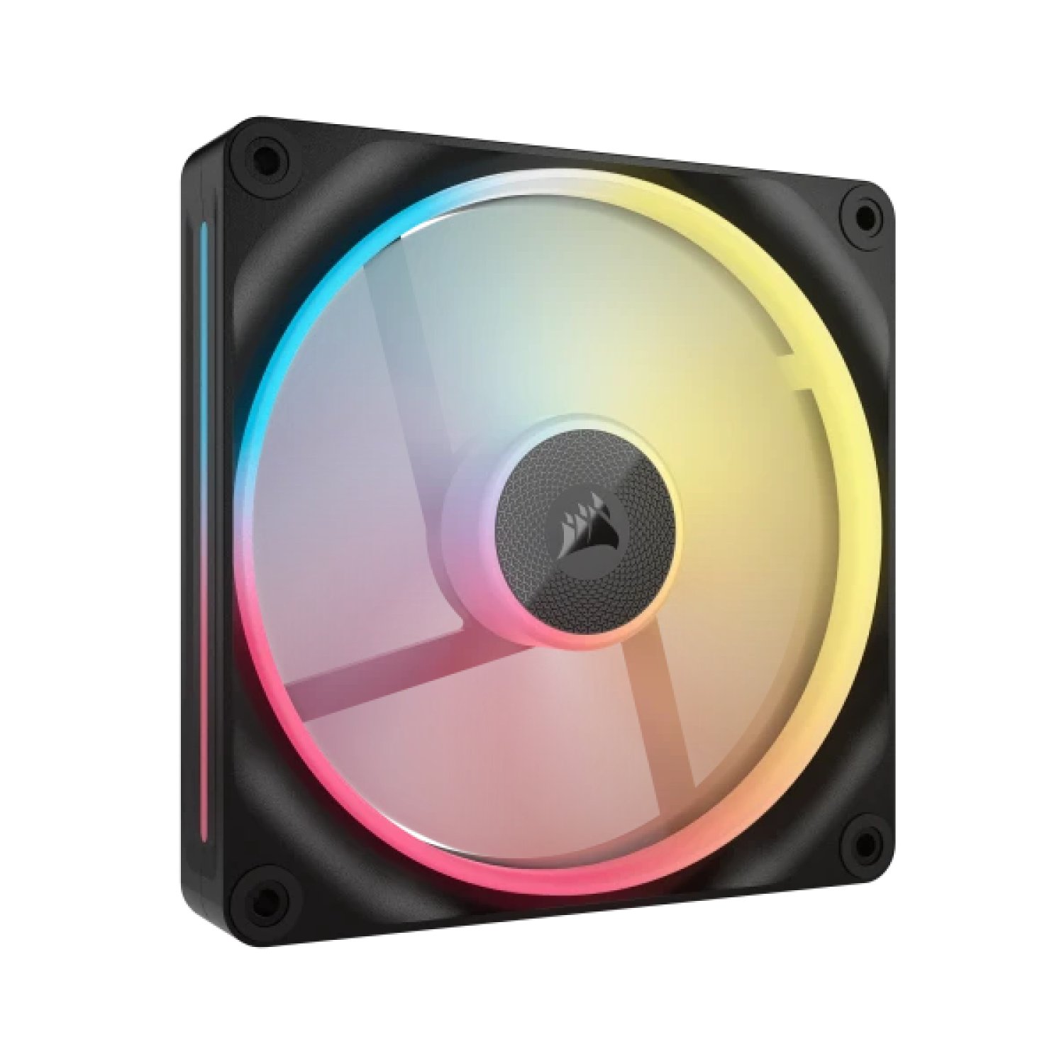 Corsair iCUE LINK LX140-R · Ventilador RGB 140mm · Control iCUE · Negro