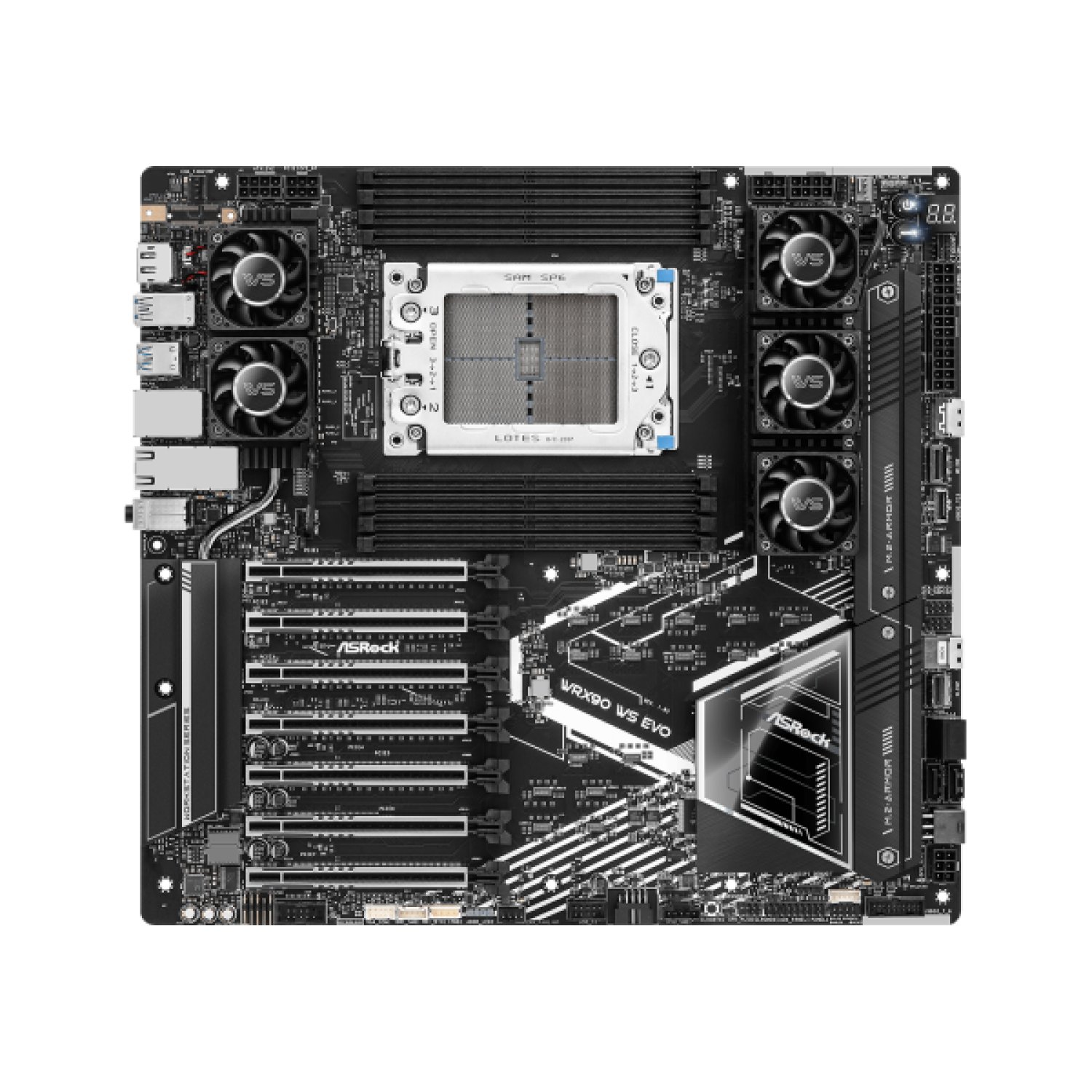 ASRock WRX90 WS EVO · Placa Base AMD · Socket sTRX5 · Formato EEB