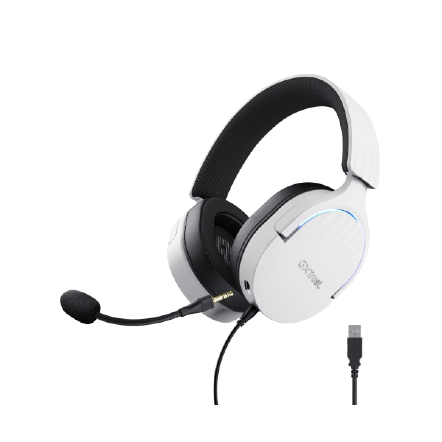Trust GXT 490 Fayzo · Auriculares Gaming · Micrófono Desmontable · USB Tipo A · Negro
