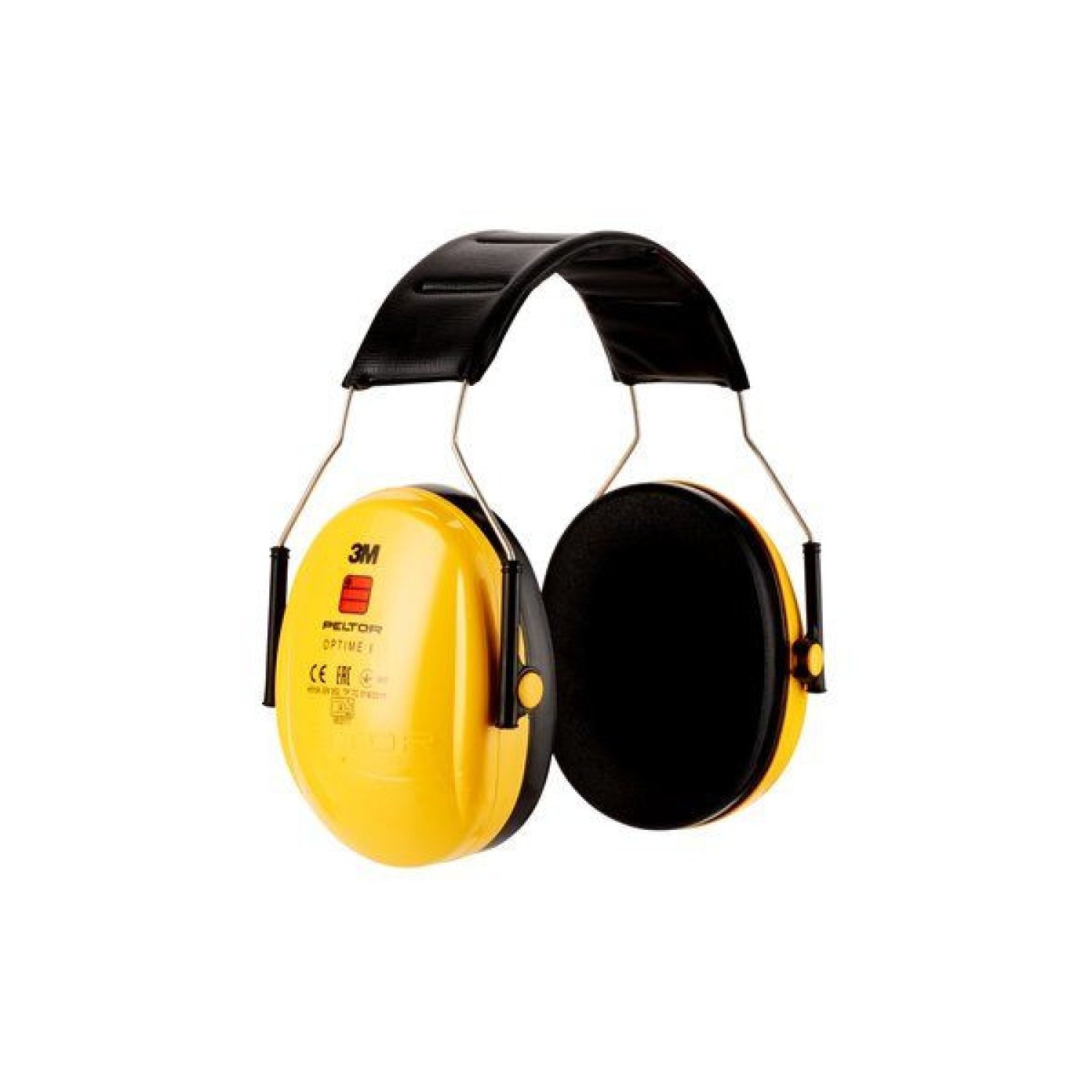 3M Peltor Optime H510A · Cascos Protección Auditiva · SNR 27dB · Orejeras Acolchadas · Amarillo