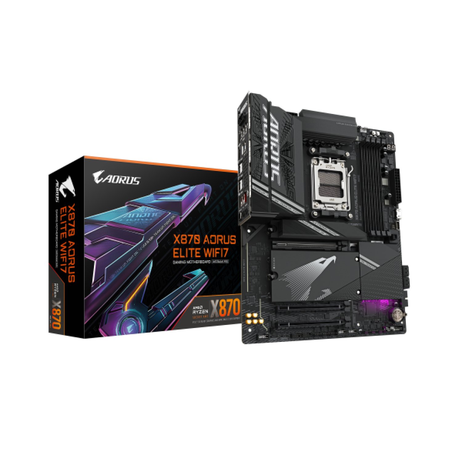 Gigabyte X870-A Elite WiFi7 · Placa Base · AMD Ryzen 9000 · DDR5 8000MHz · PCIe 5.0 · WiFi 7
