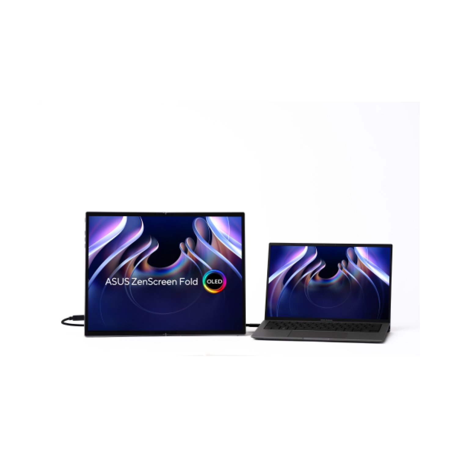 ASUS ZenScreen Fold OLED MQ17QH · 17,3" · 2560x1920 QHD · Plegable · USB-C