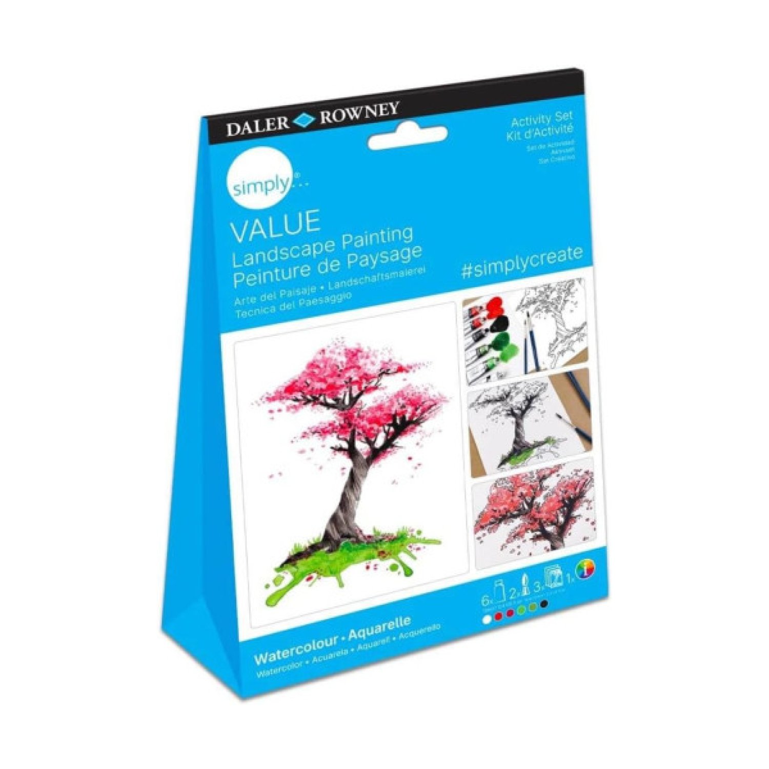 Daler Rowney · Set Acuarela Paisaje · Pintura Artística Profesional