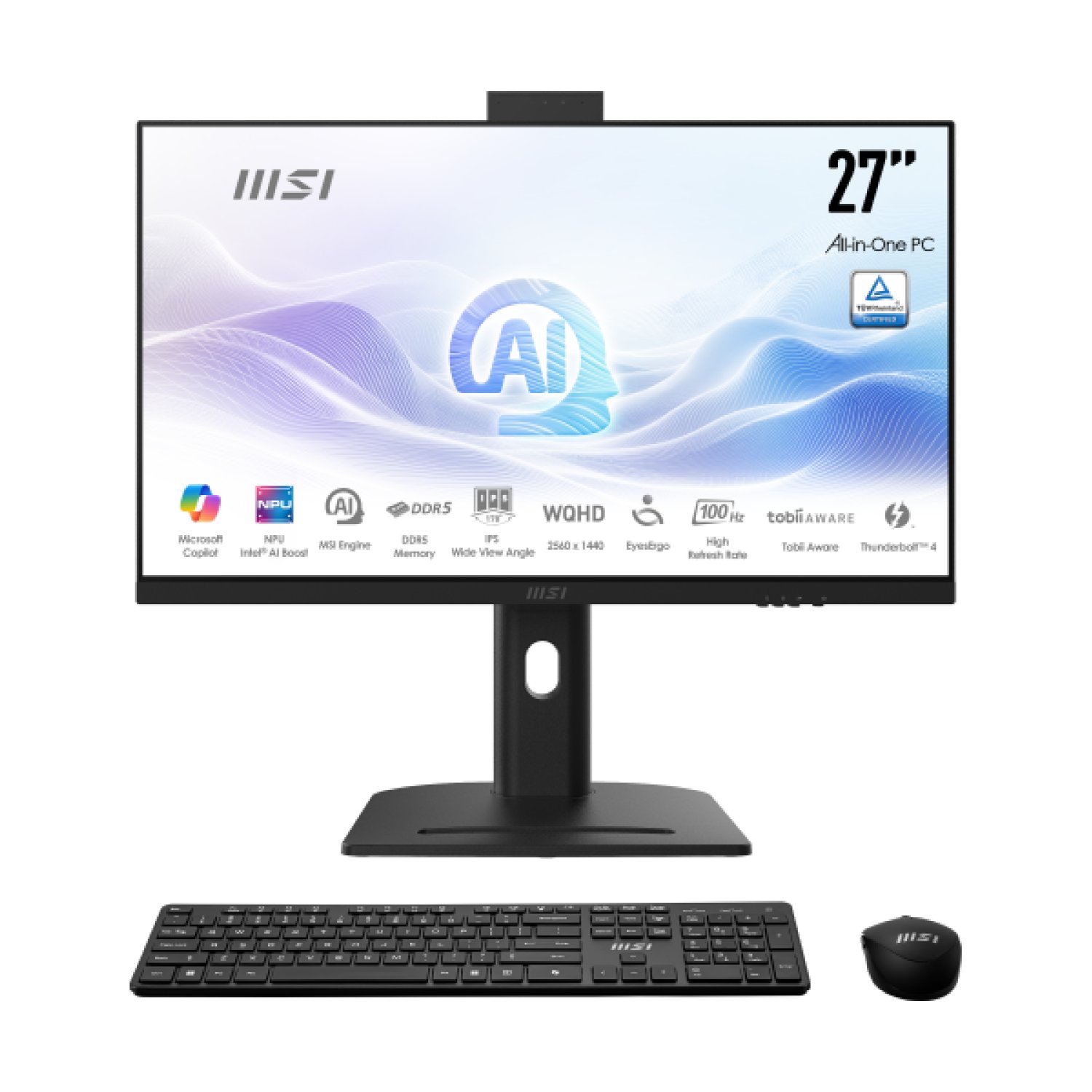 MSI Modern AM273Q · 27" IPS WQHD 100Hz · Intel Core Ultra 7 155H · 32GB DDR5 · Windows 11 Pro