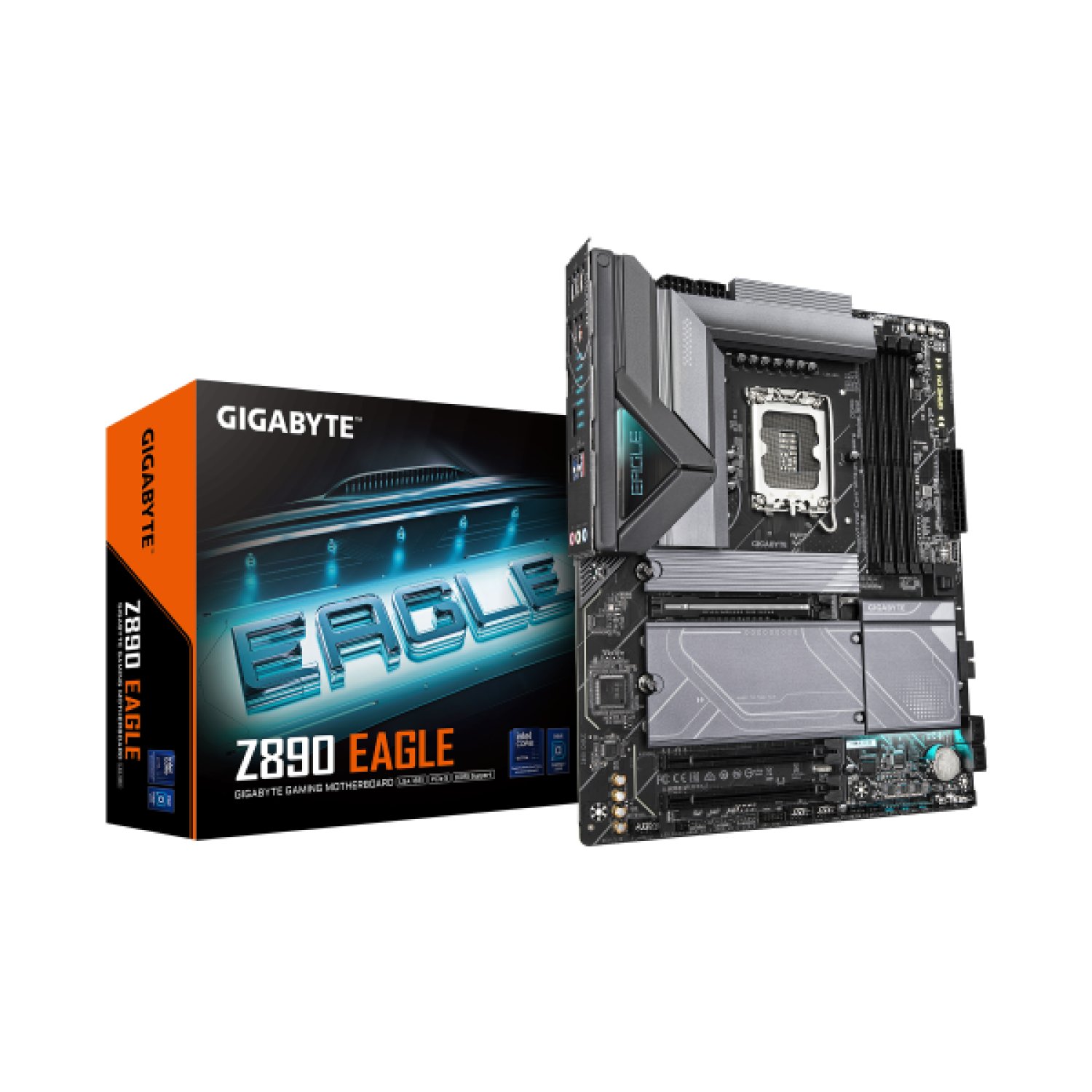 Gigabyte Z890 Eagle · Placa Base · Intel Core Ultra Serie 2 · VRM 14+1+2 · DDR5 8800MHz · PCIe 5.0 M.2