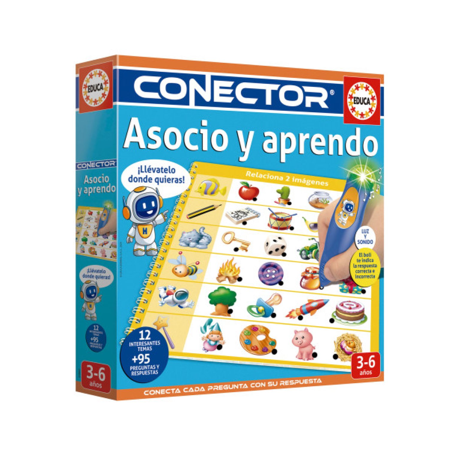 Educa Borrás · Juego Educativo Conector · Asocio y Aprendo · Manualidades Infantiles