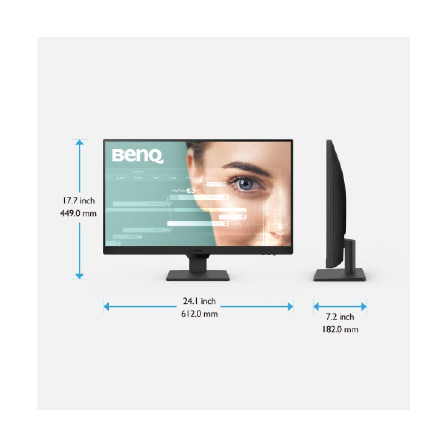 BenQ GW2790 · Monitor 27" IPS · FHD 100Hz · 99% sRGB · Eye Care · 2x HDMI · DP