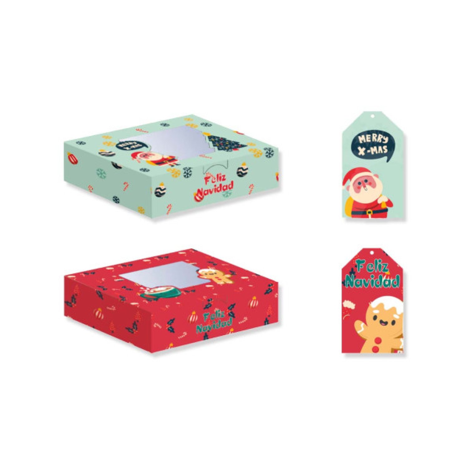 Bismark · Caja Plegable Navidad · Con Ventana · 330874