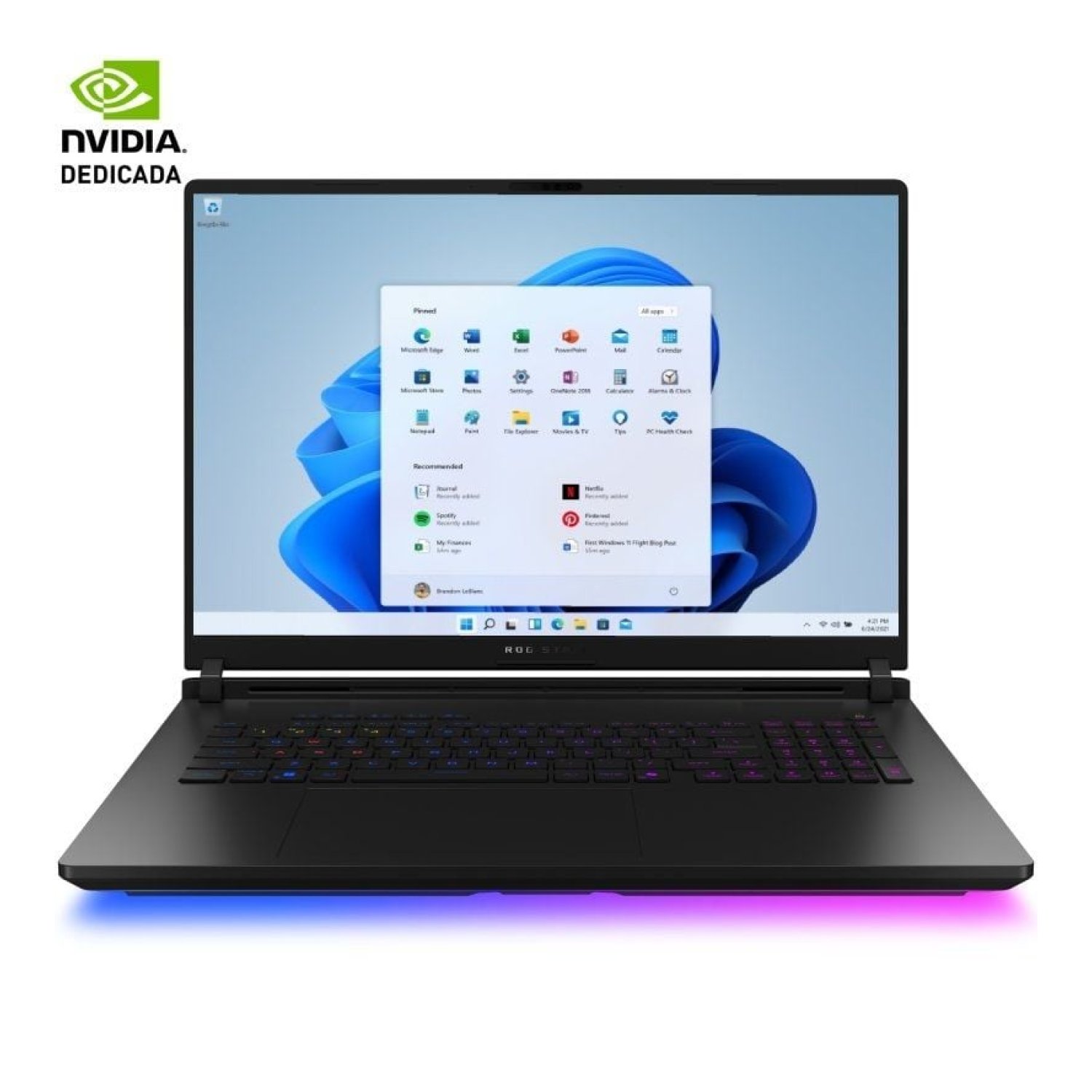 ASUS ROG Strix SCAR 18 · Gaming 18" WQXGA 240Hz · Intel Core Ultra 9 275HX · 64GB RAM · 4TB SSD · RTX 5090 24GB