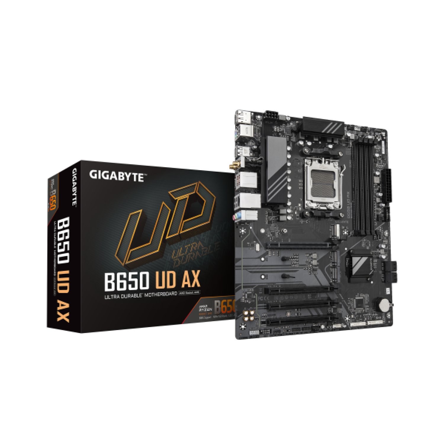 Gigabyte B650 UD AX · Placa Base AMD Ryzen · DDR5 7600MHz · PCIe 5.0 · WiFi 6
