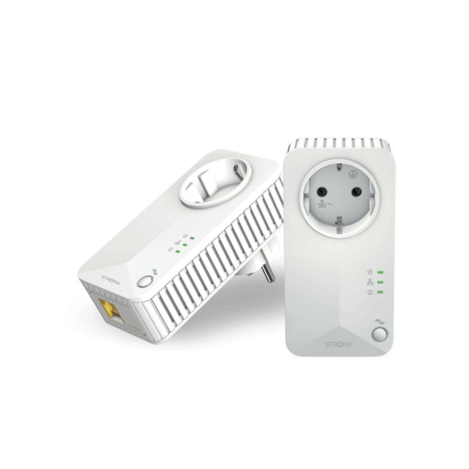 STRONG Powerline 600 Duo · 600 Mbit/s · Ethernet · 2 Unidades · Blanco
