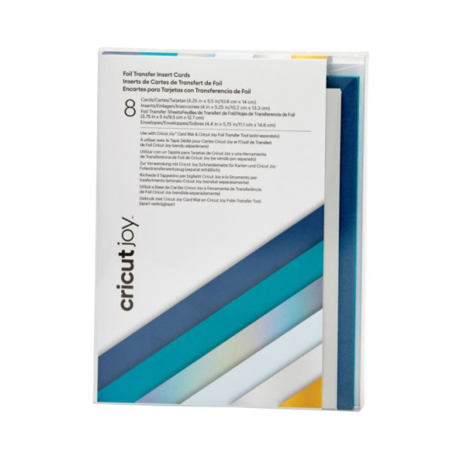 Cricut Blue Lagoon · Papel Vinilo Adhesivo · 8 hojas