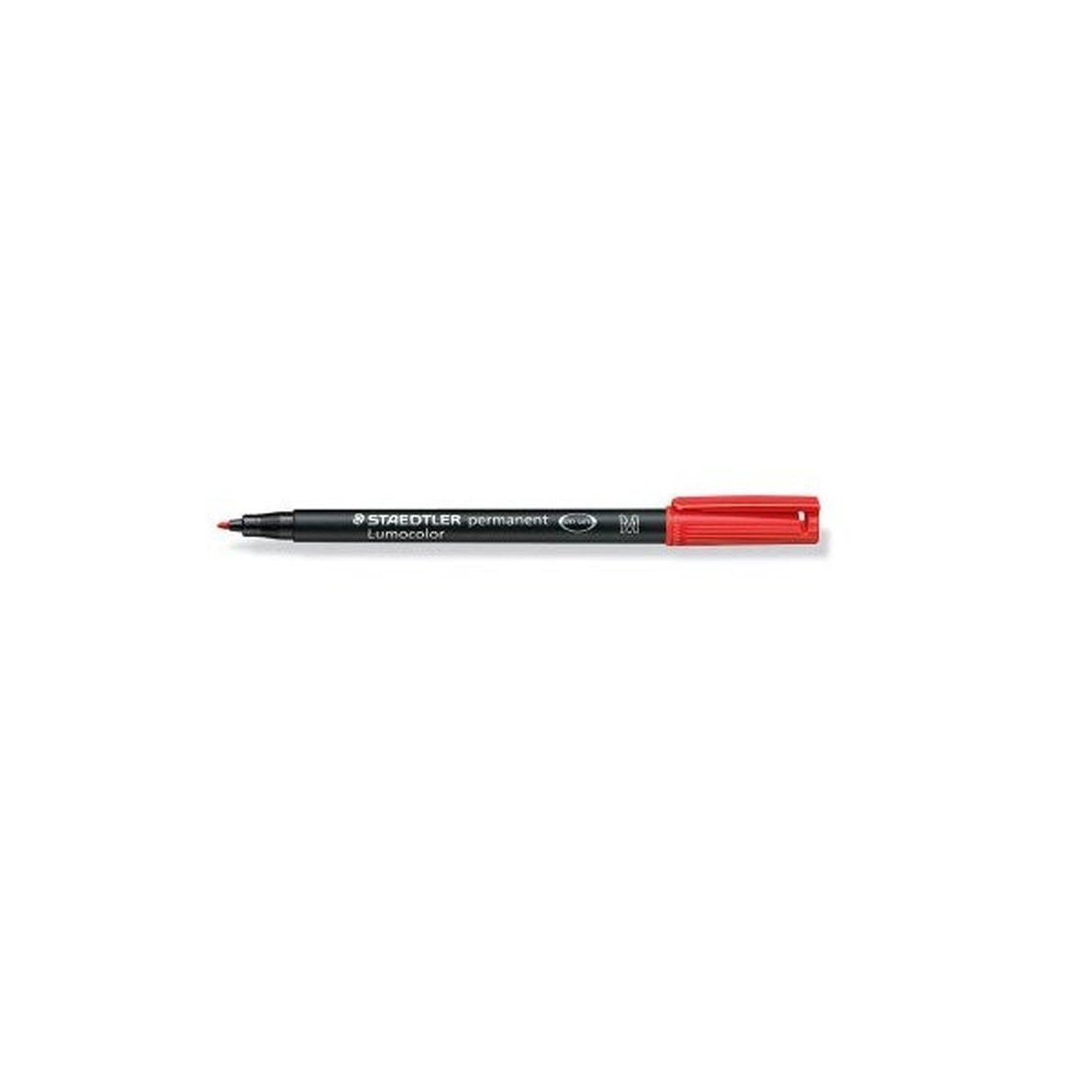 MARCADOR LUMOCOLOR PERMANENTE PUNTA MEDIA 1MM. ROJO STAEDTLER 317-2 (10 Uds)