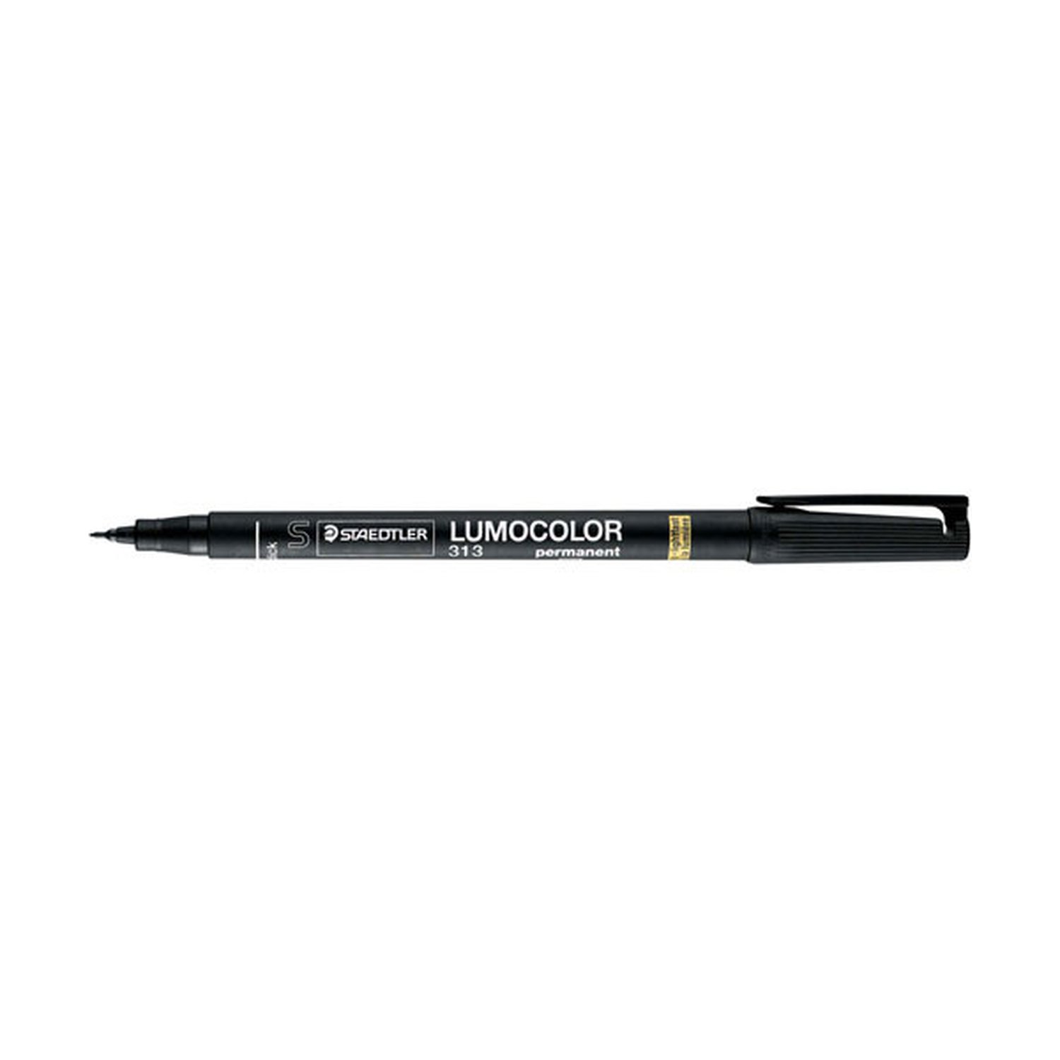 MARCADOR LUMOCOLOR PERMANENTE PUNTA SUPERFINA 0,4MM. NEGRO STAEDTLER 313-9 (10 Uds)