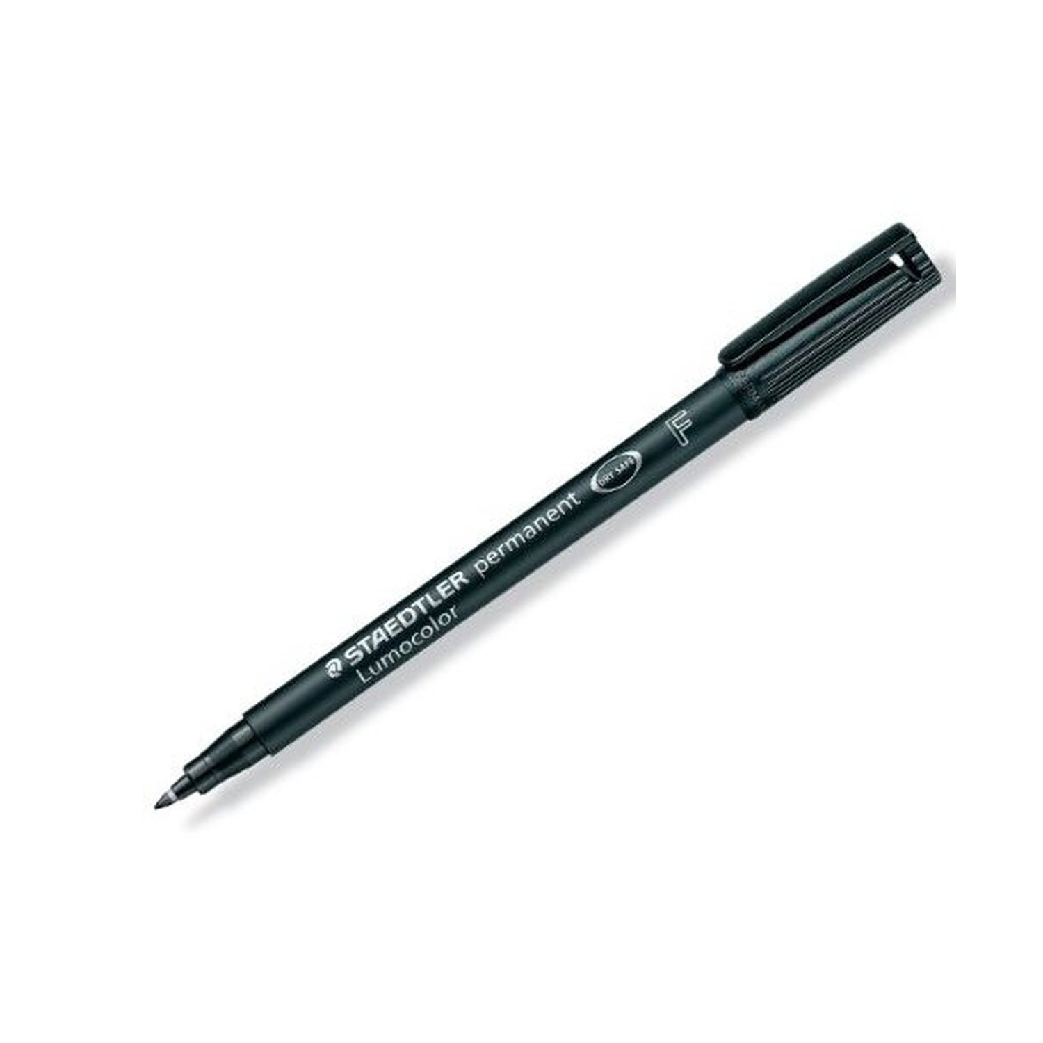 MARCADOR LUMOCOLOR PERMANENTE PUNTA FINA 0,6MM. NEGRO STAEDTLER 318-9 (10 Uds)