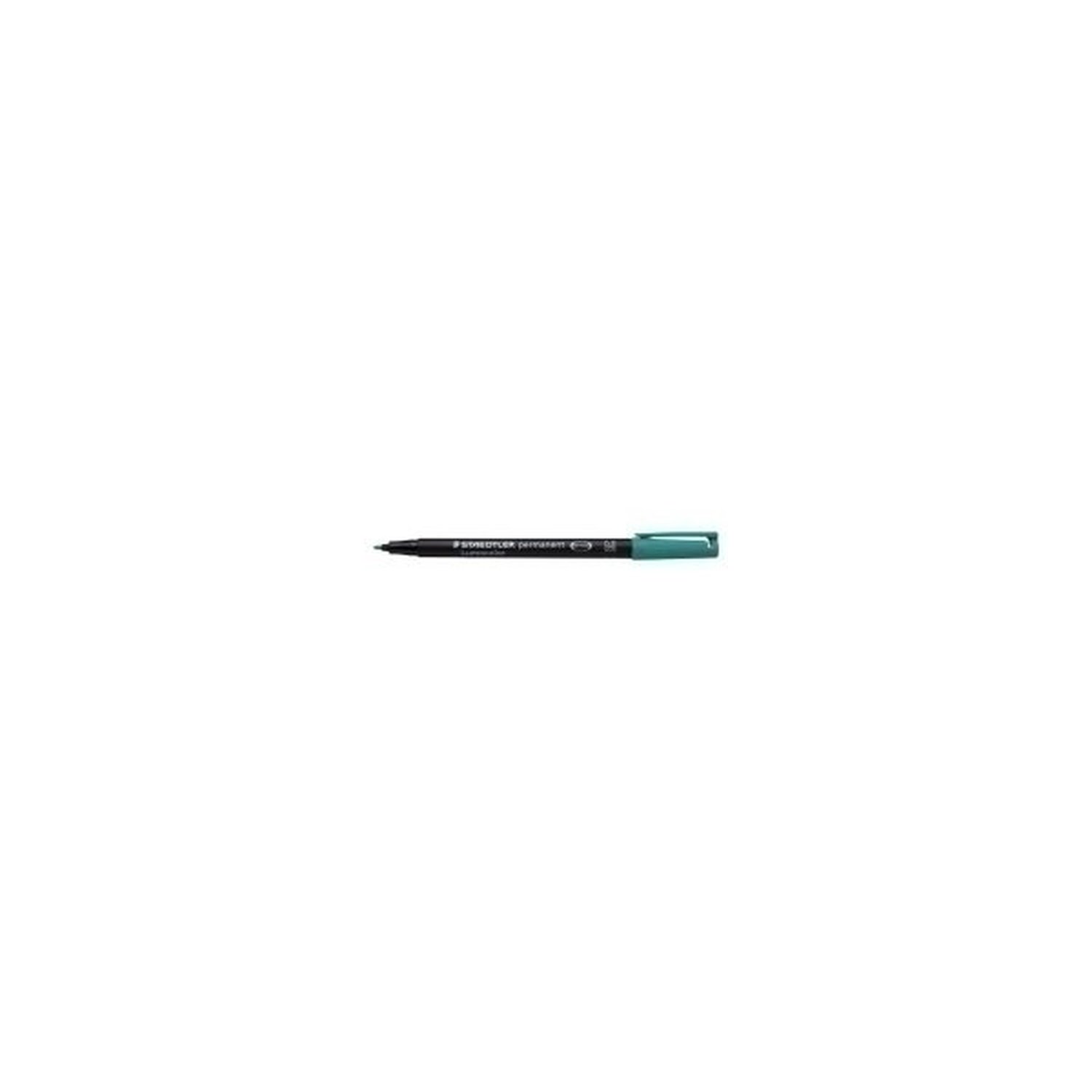 MARCADOR LUMOCOLOR PERMANENTE PUNTA MEDIA 1MM. VERDE STAEDTLER 317-5 (10 Uds)