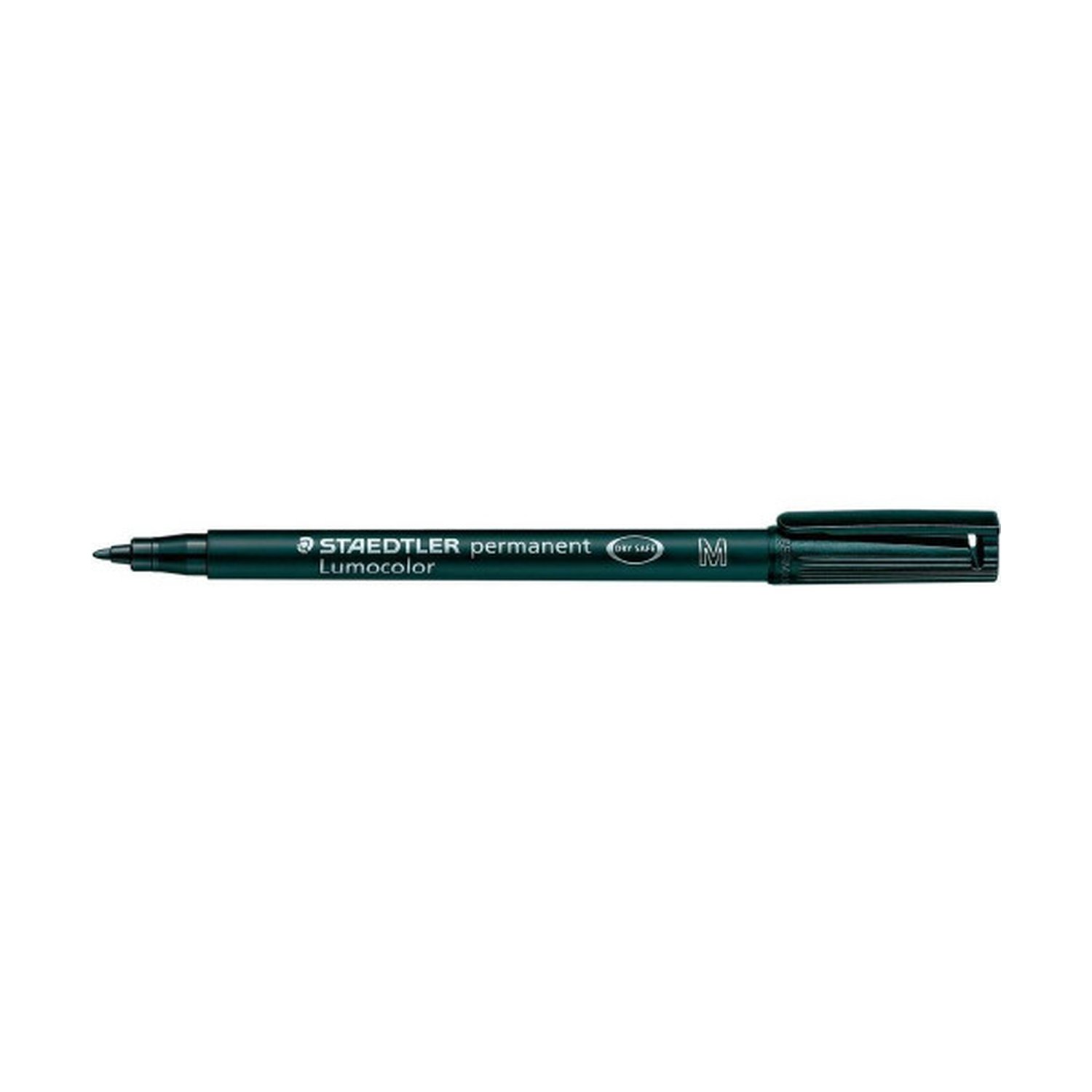 MARCADOR LUMOCOLOR PERMANENTE PUNTA MEDIA 1MM. NEGRO STAEDTLER 317-9 (10 Uds)