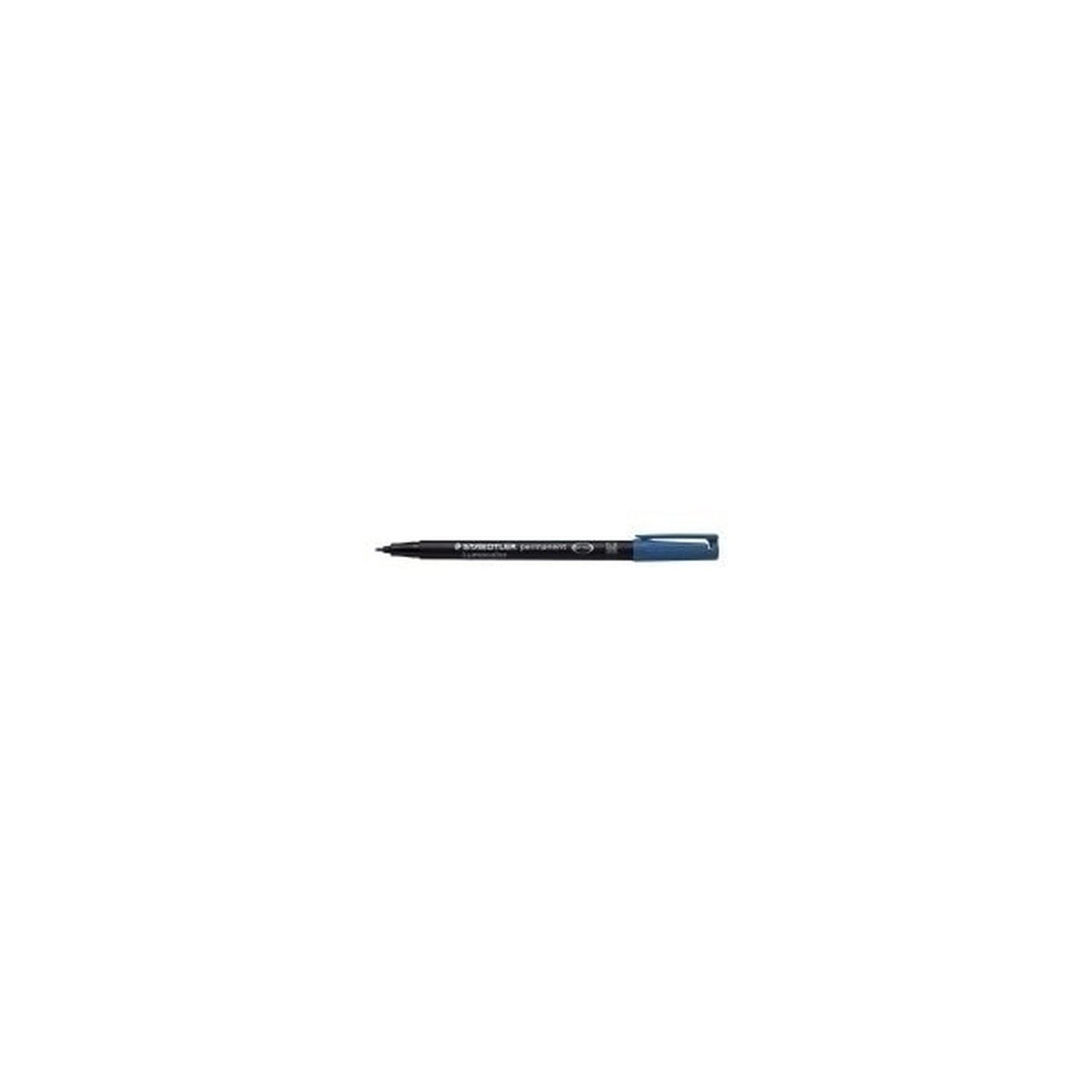 MARCADOR LUMOCOLOR PERMANENTE PUNTA MEDIA 1MM. AZUL STAEDTLER 317-3 (10 Uds)