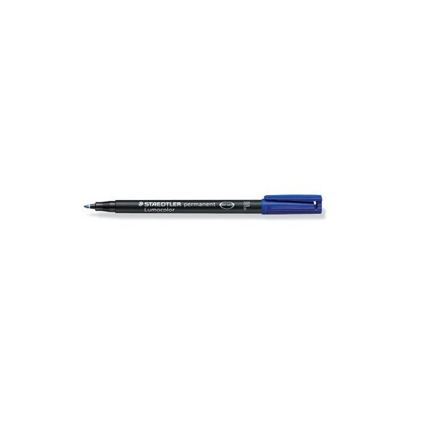 MARCADOR LUMOCOLOR PERMANENTE PUNTA FINA 0,6MM. AZUL STAEDTLER 318-3 (10 Uds)