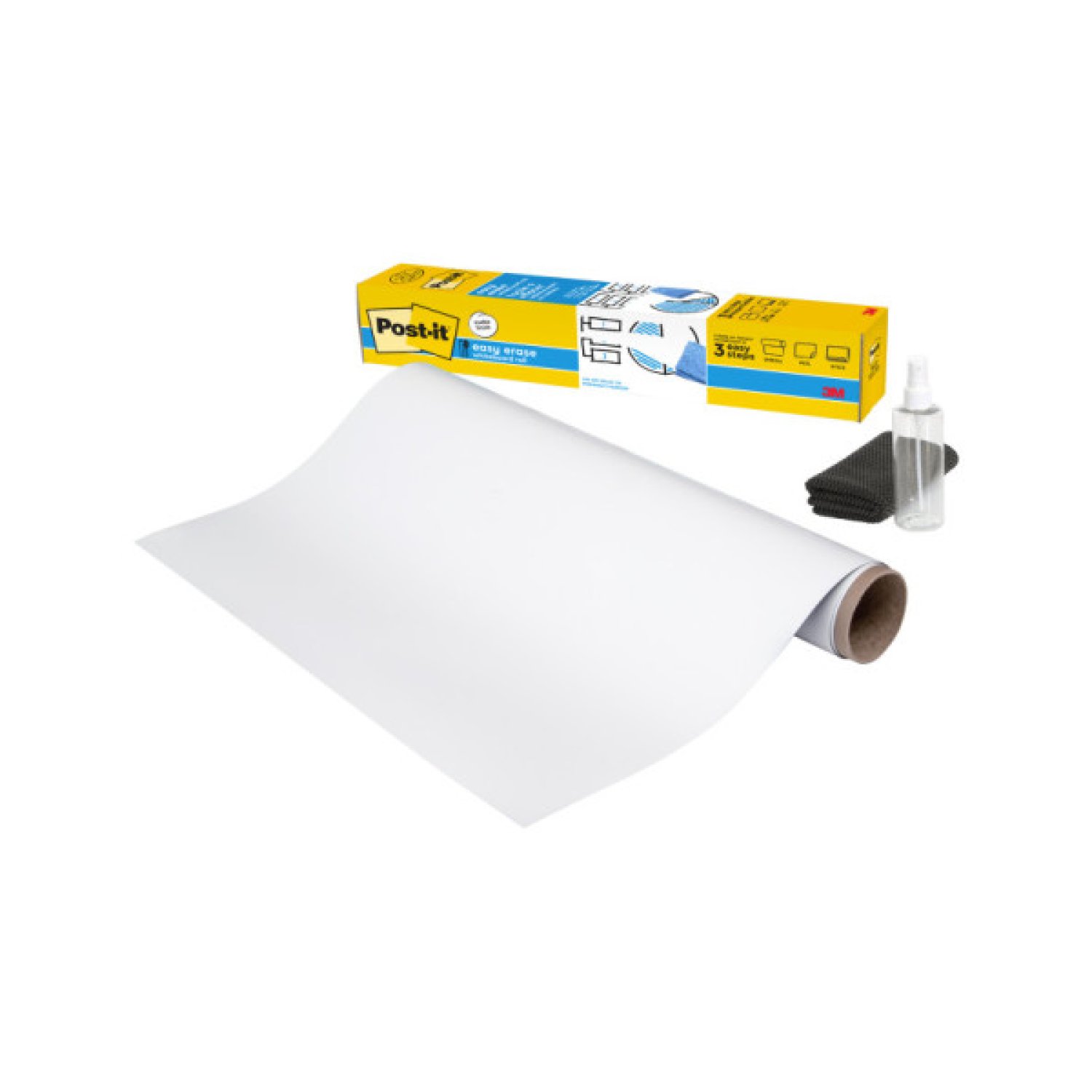 Post-it · Superficie Adhesiva Borrable · 0,91x1,21m · Super Sticky Flex Write